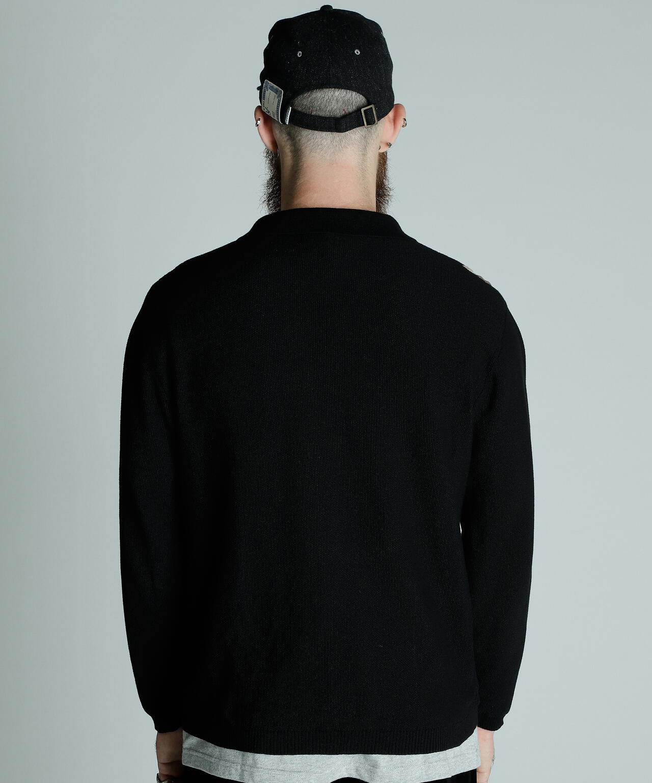 LS ZIP KNIT CARDIGAN/LS ジップ ニットカーディガン