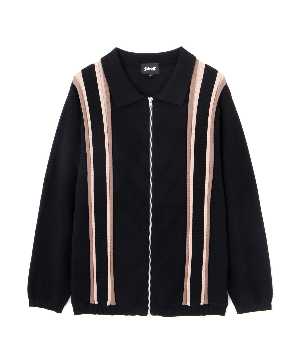 LS ZIP KNIT CARDIGAN/LS ジップ ニットカーディガン