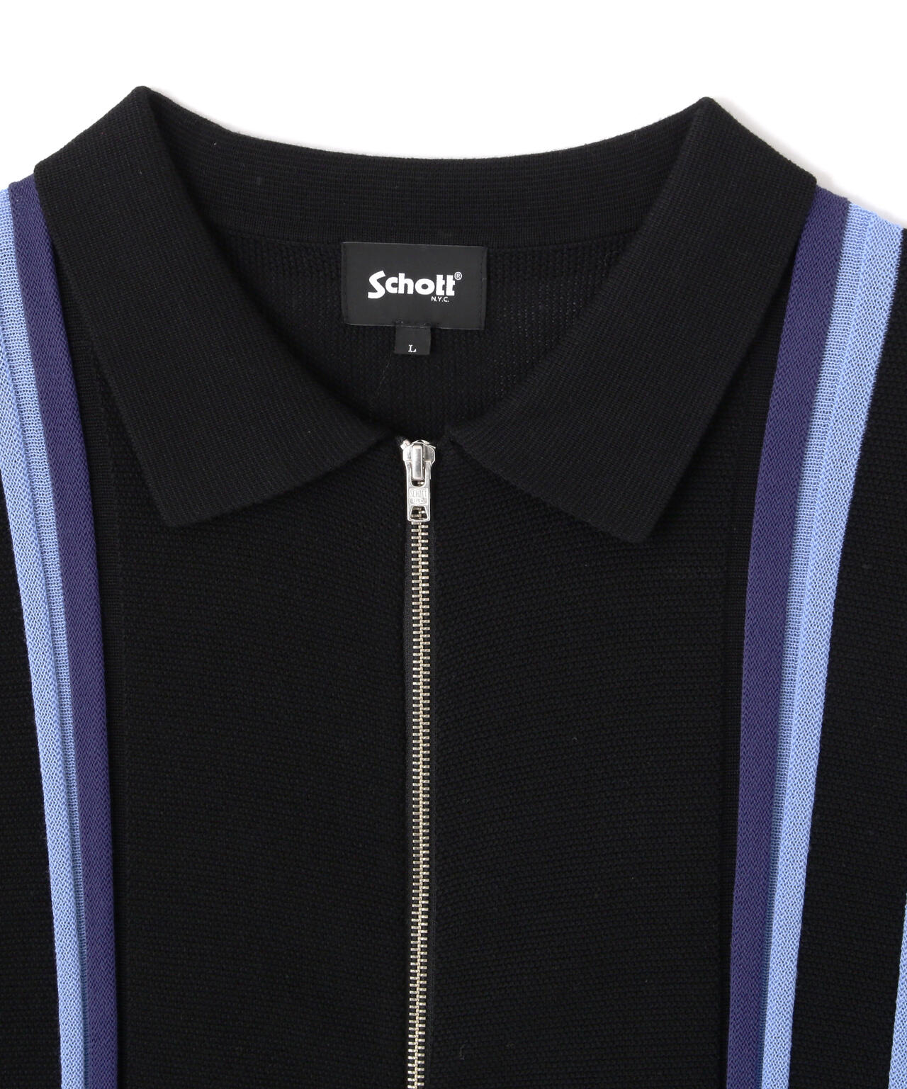 LS ZIP KNIT CARDIGAN/LS ジップ ニットカーディガン