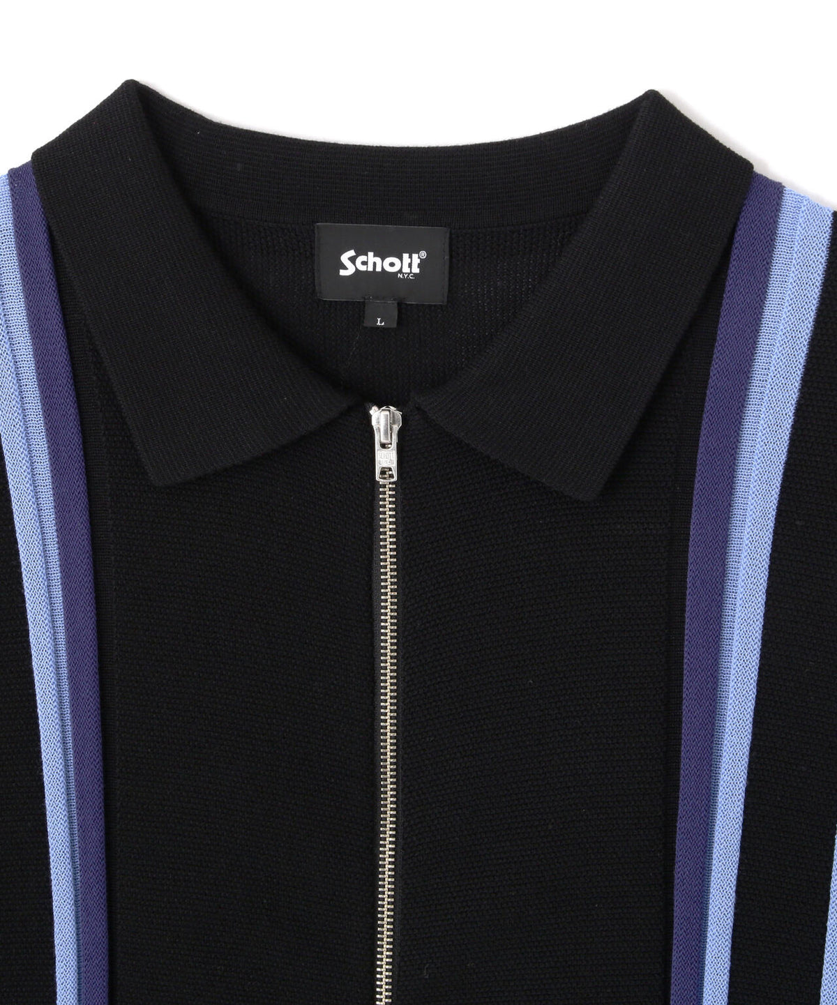 LS ZIP KNIT CARDIGAN/LS ジップ ニットカーディガン
