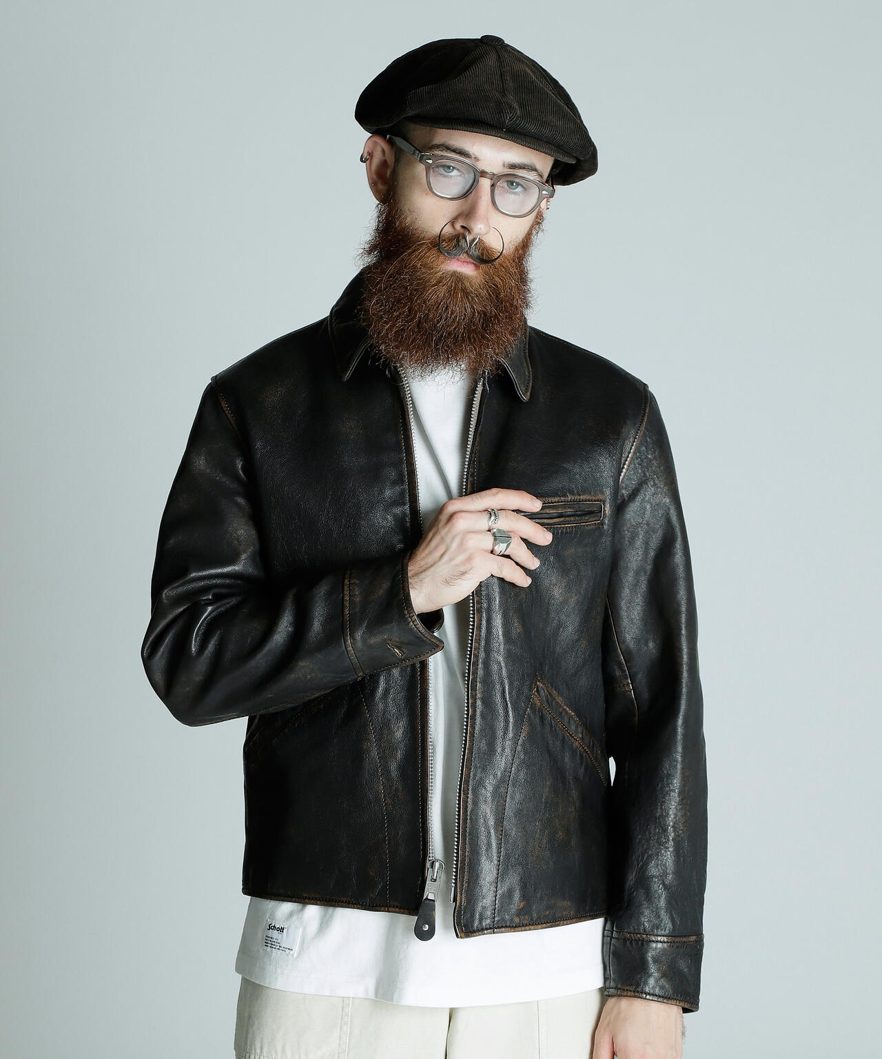 SPORTS LEATHER JACKET/スポーツレザー ジャケット