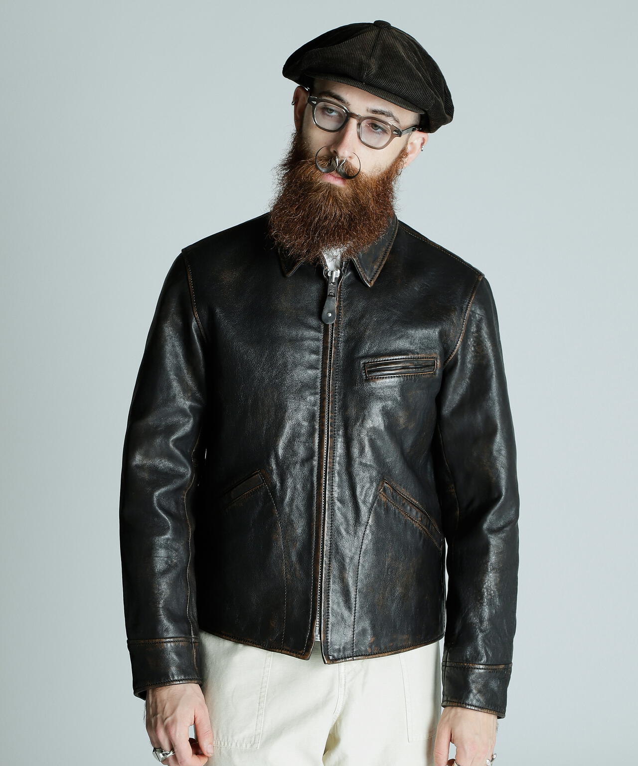 SPORTS LEATHER JACKET/スポーツレザー ジャケット