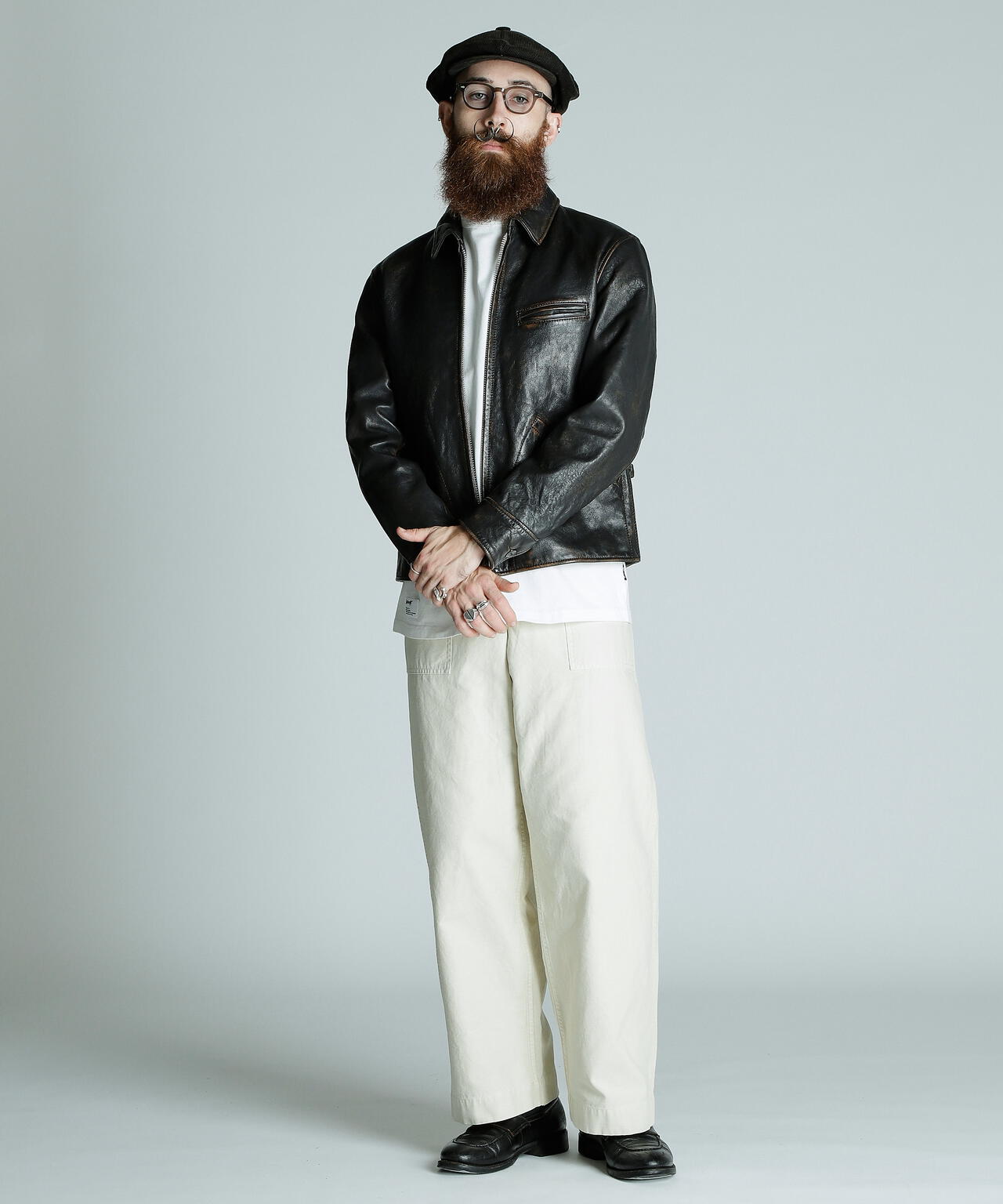 SPORTS LEATHER JACKET/スポーツレザー ジャケット