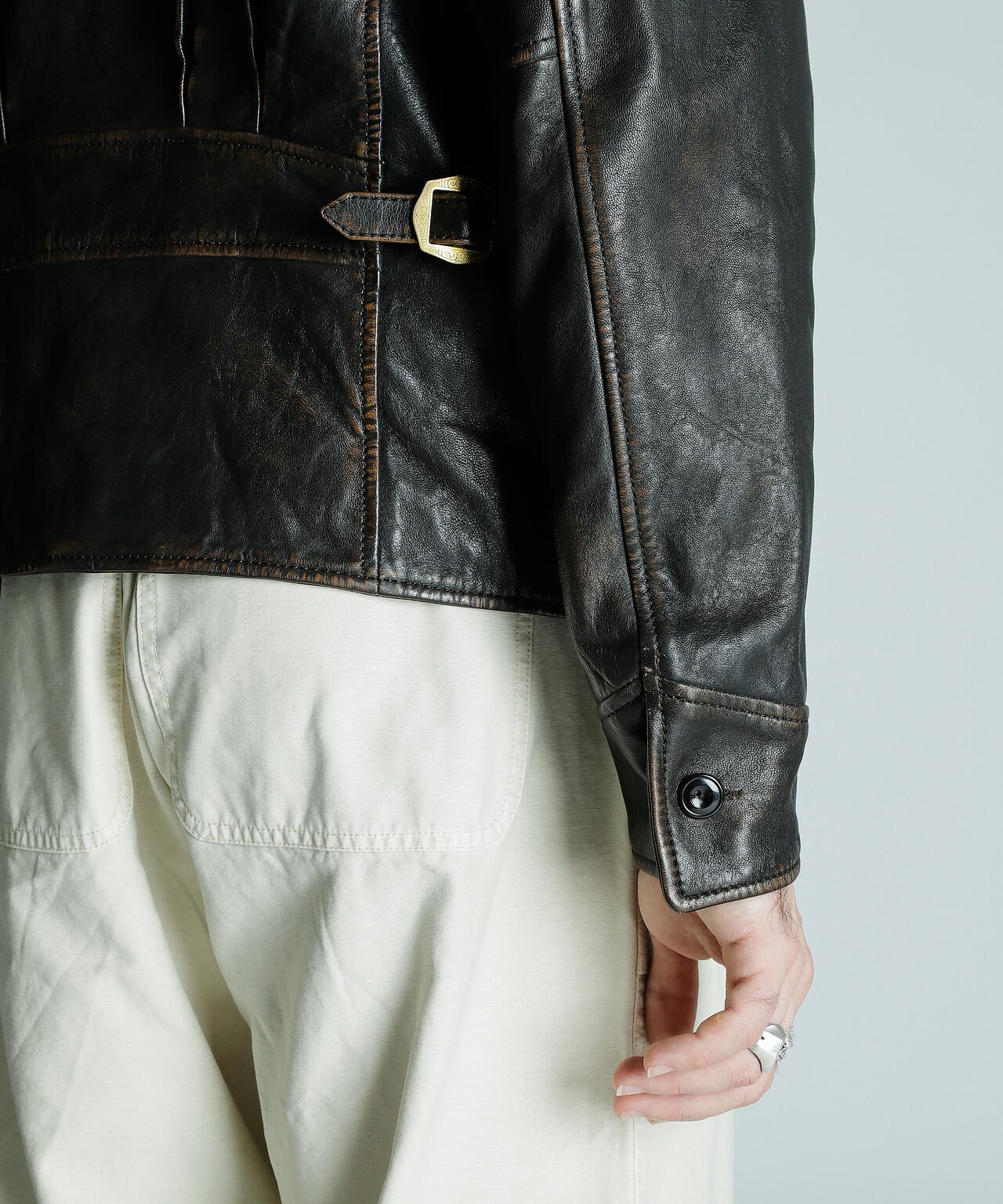 SPORTS LEATHER JACKET/スポーツレザー ジャケット