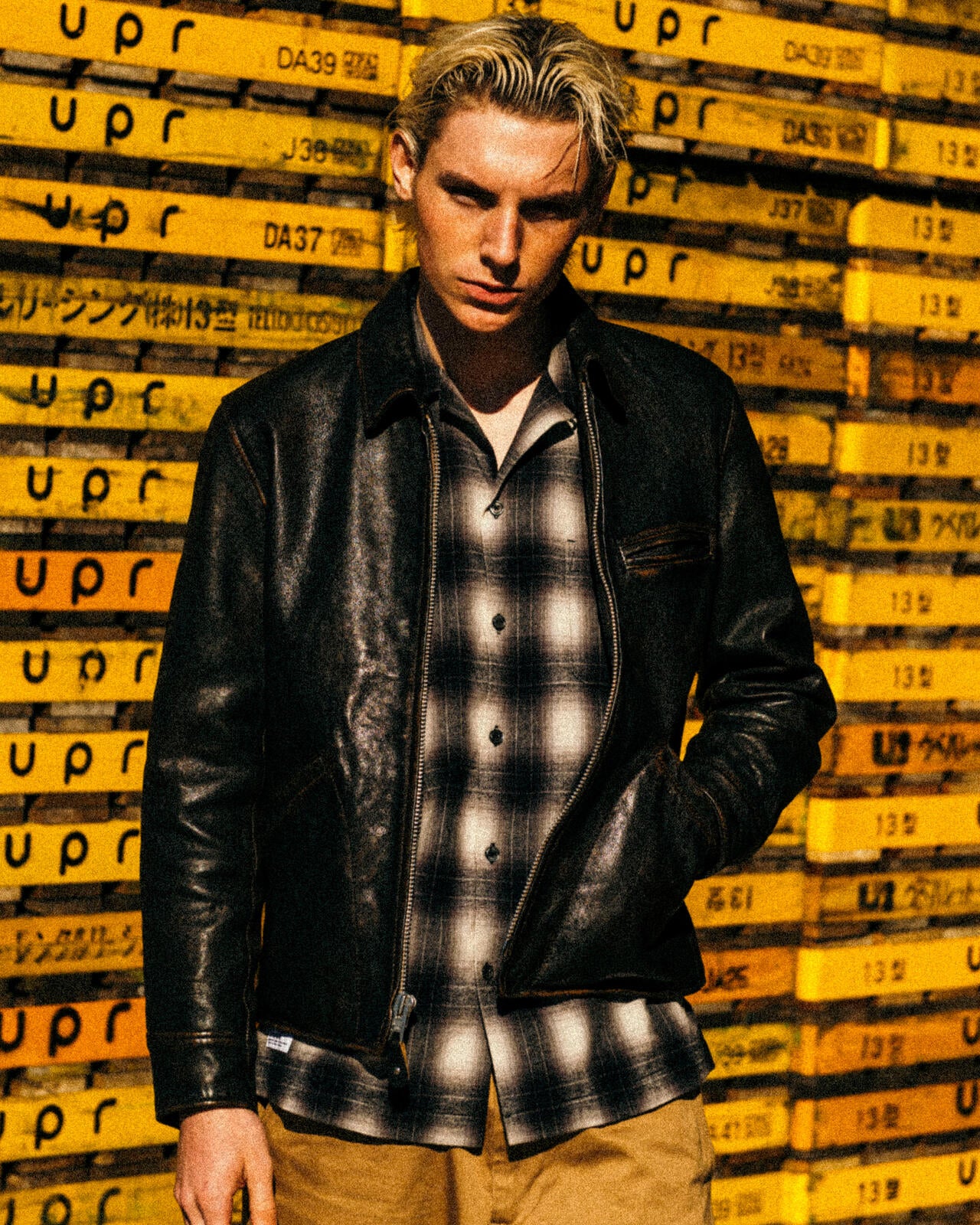 SPORTS LEATHER JACKET/スポーツレザー ジャケット