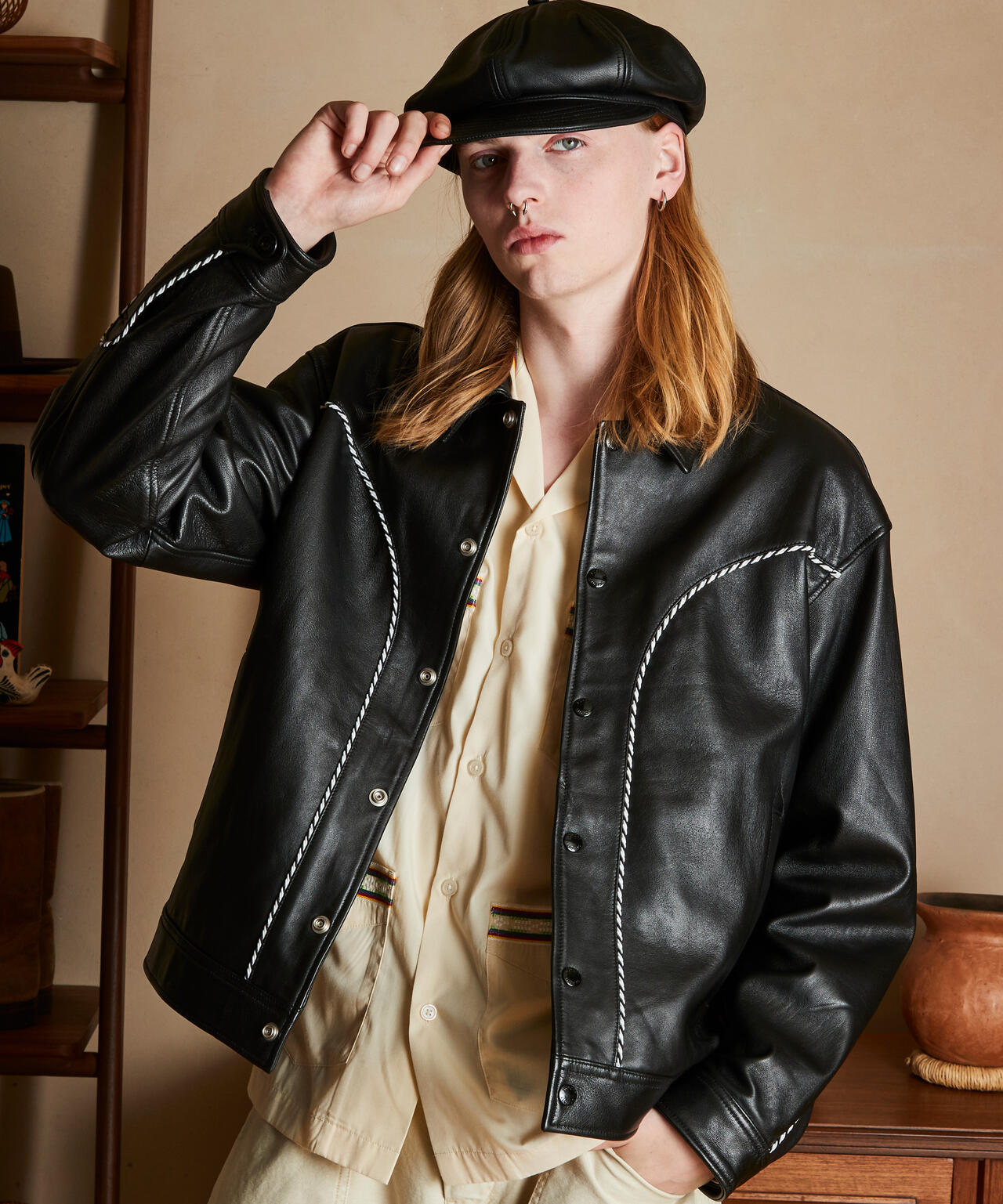 WESTERN LEATHER JACKET/ウエスタン レザージャケット