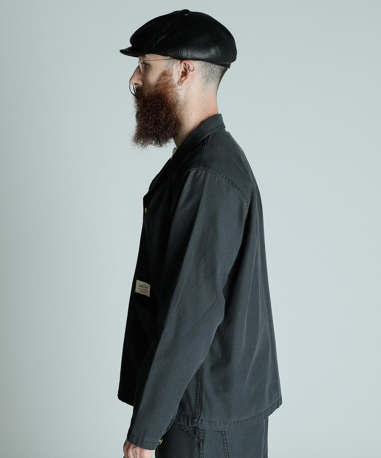 BACK SATIN COVERALL/バックサテン カバーオール