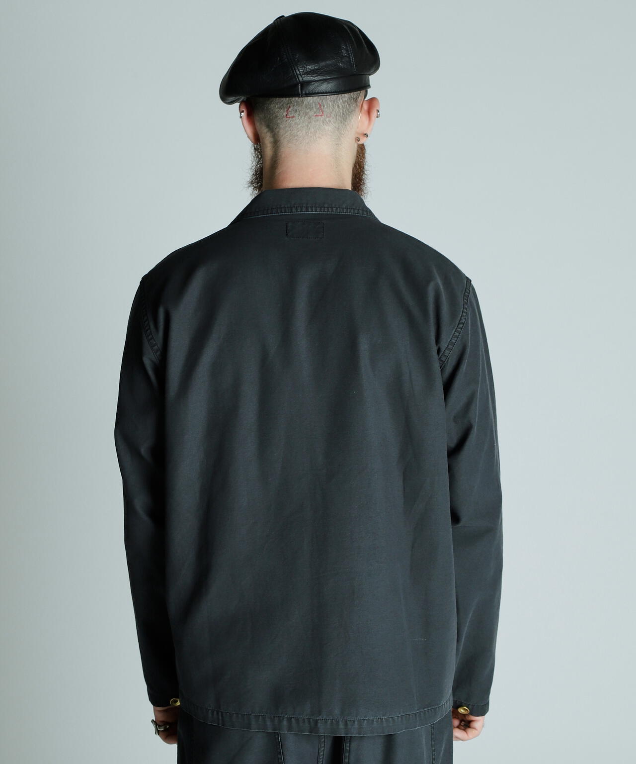 BACK SATIN COVERALL/バックサテン カバーオール