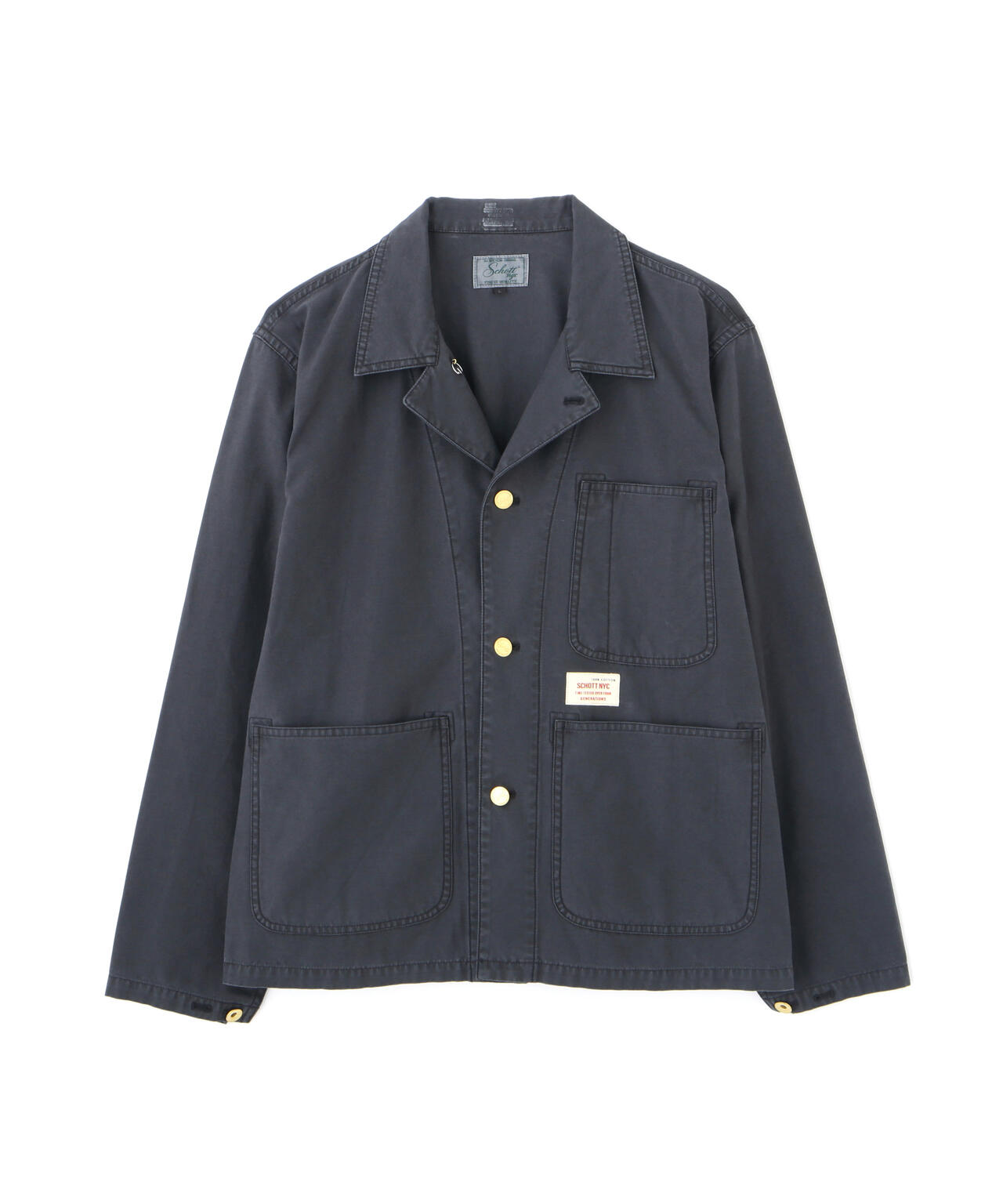 BACK SATIN COVERALL/バックサテン カバーオール