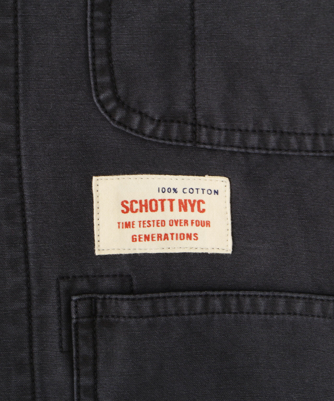 BACK SATIN COVERALL/バックサテン カバーオール