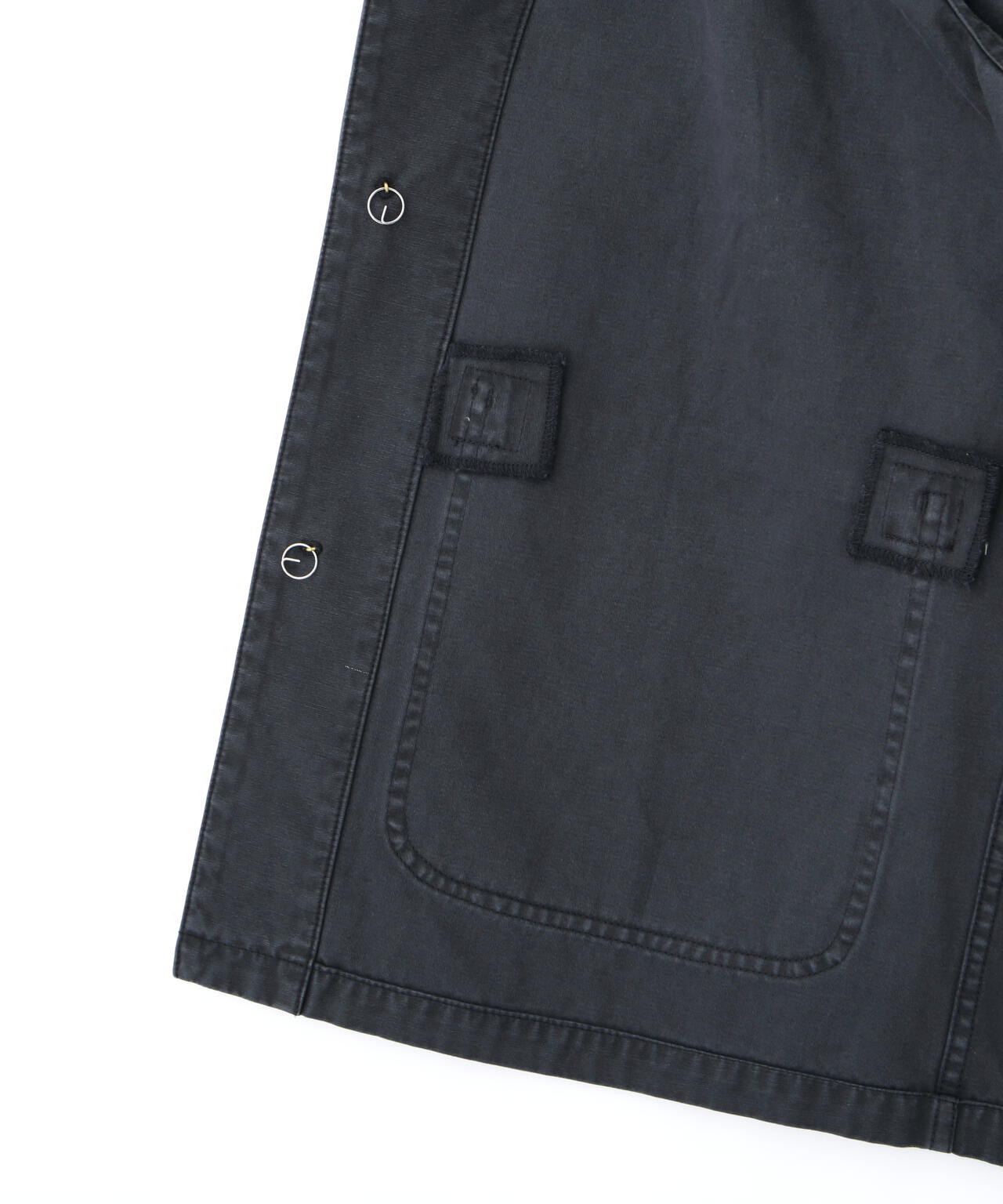 BACK SATIN COVERALL/バックサテン カバーオール