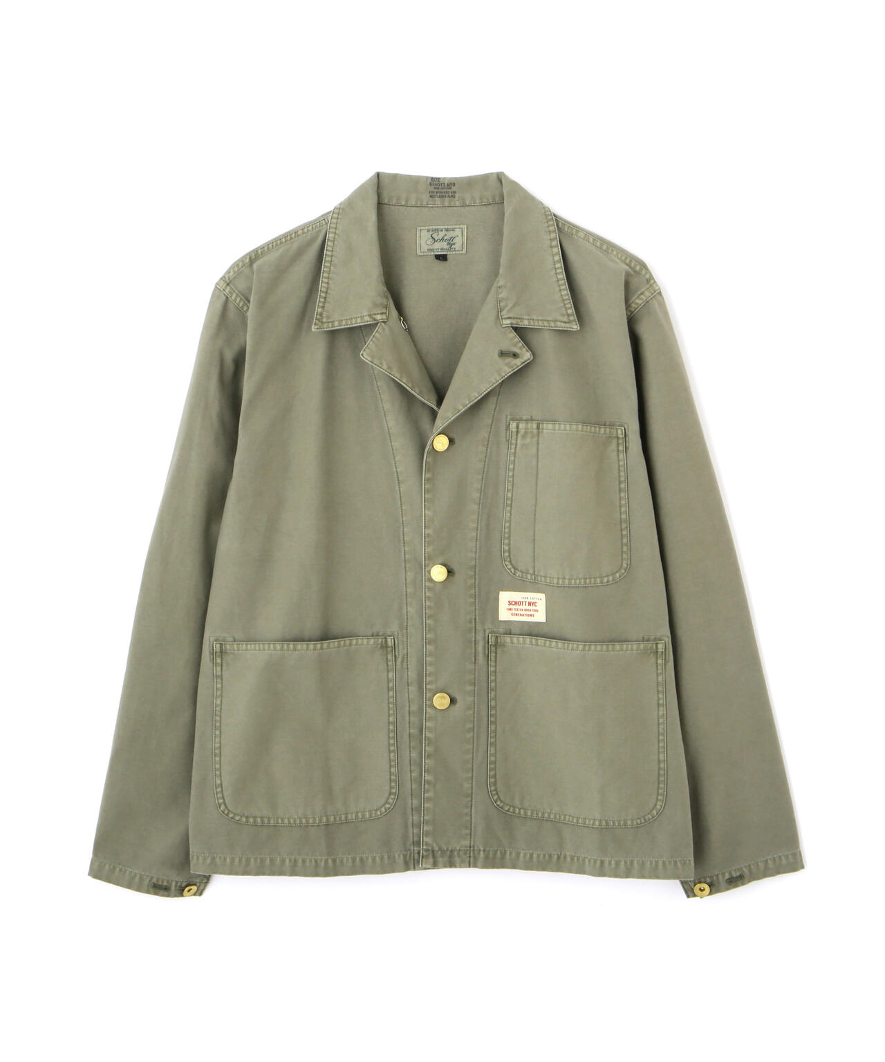 BACK SATIN COVERALL/バックサテン カバーオール