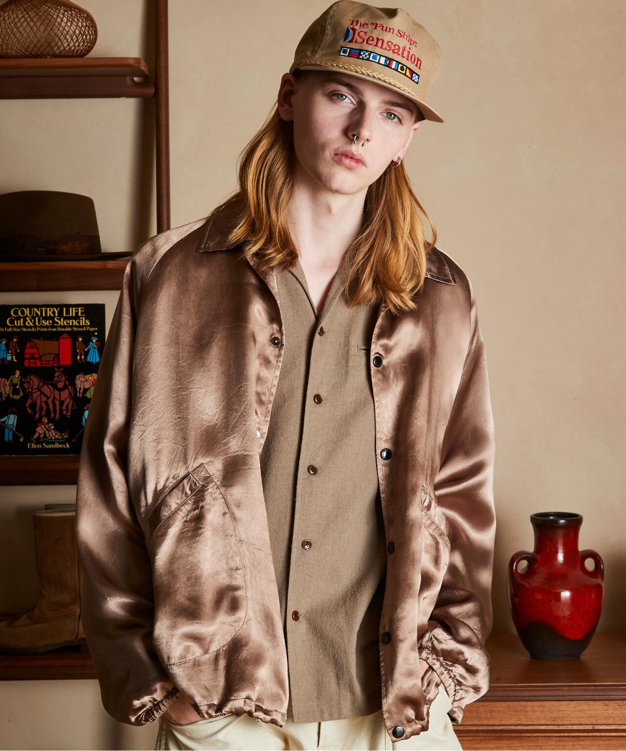 RAYON COACH JACKET/レーヨン コーチジャケット