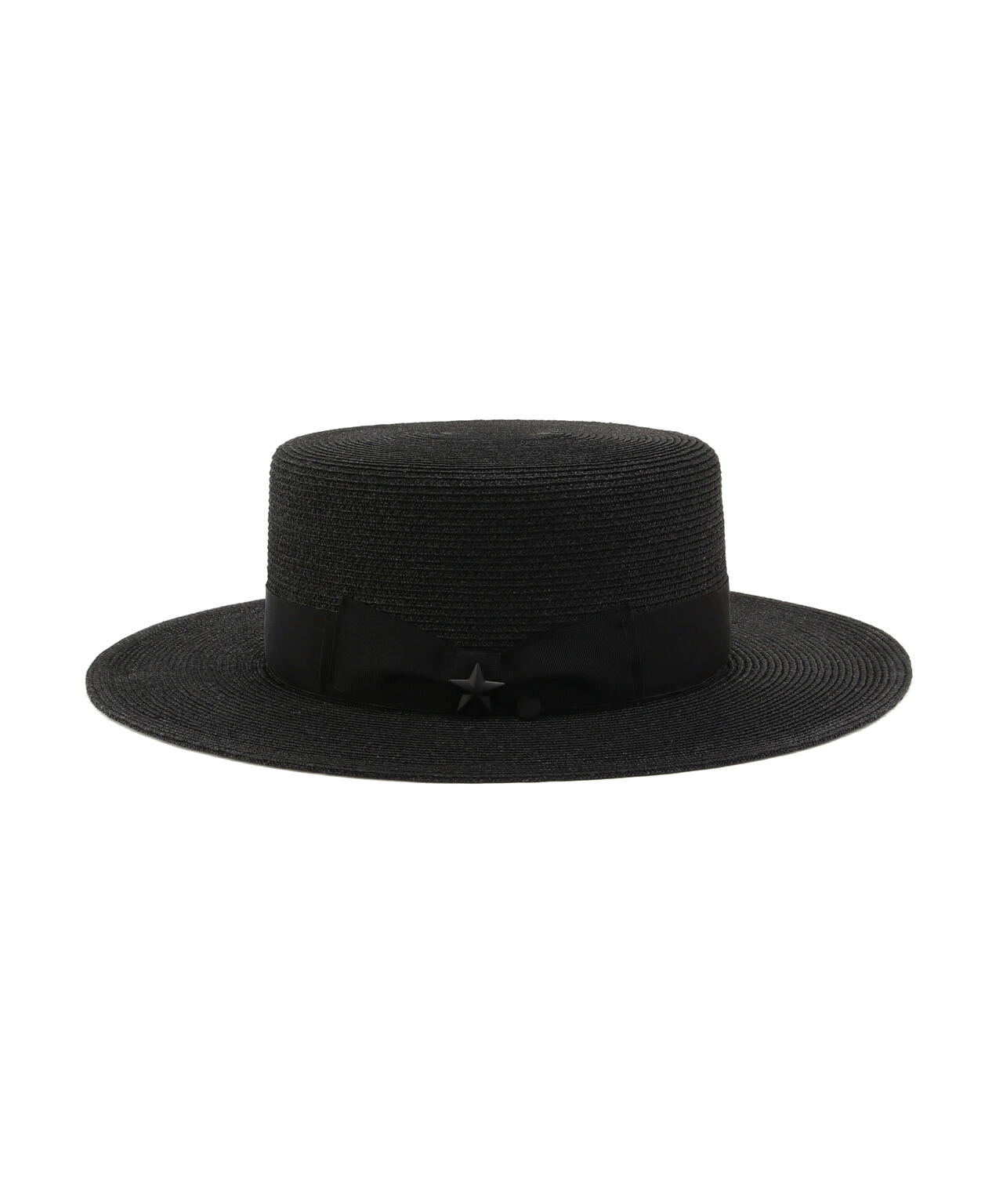 RAFFIA BRAID BOATER HAT/ラフィアブレード ボーダーハット