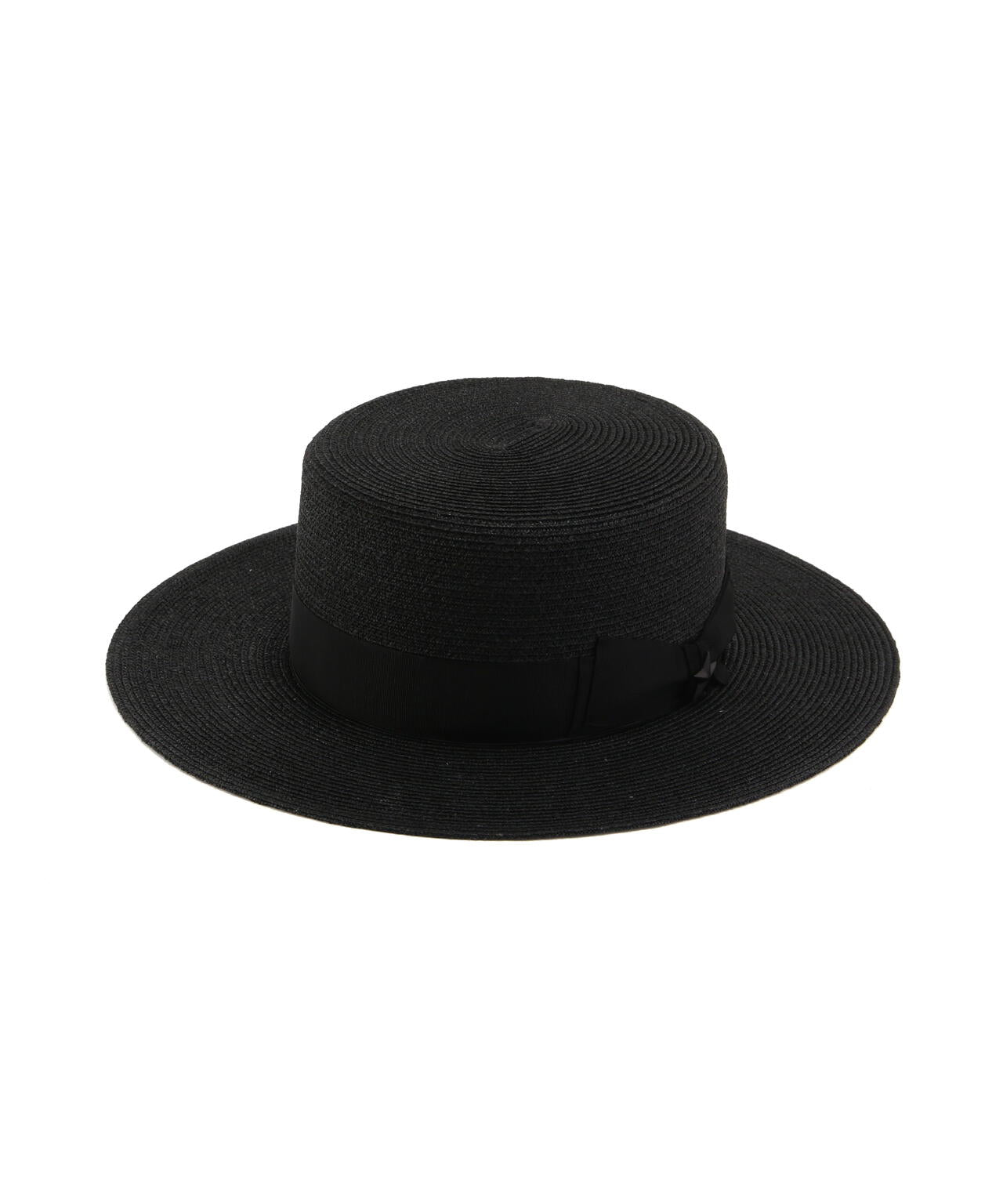 RAFFIA BRAID BOATER HAT/ラフィアブレード ボーダーハット
