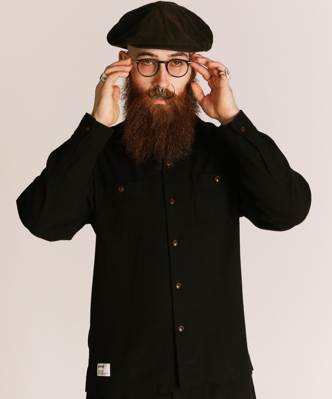 HV SHIRT PLAIN/ヘンプビスコース シャツ プレーン