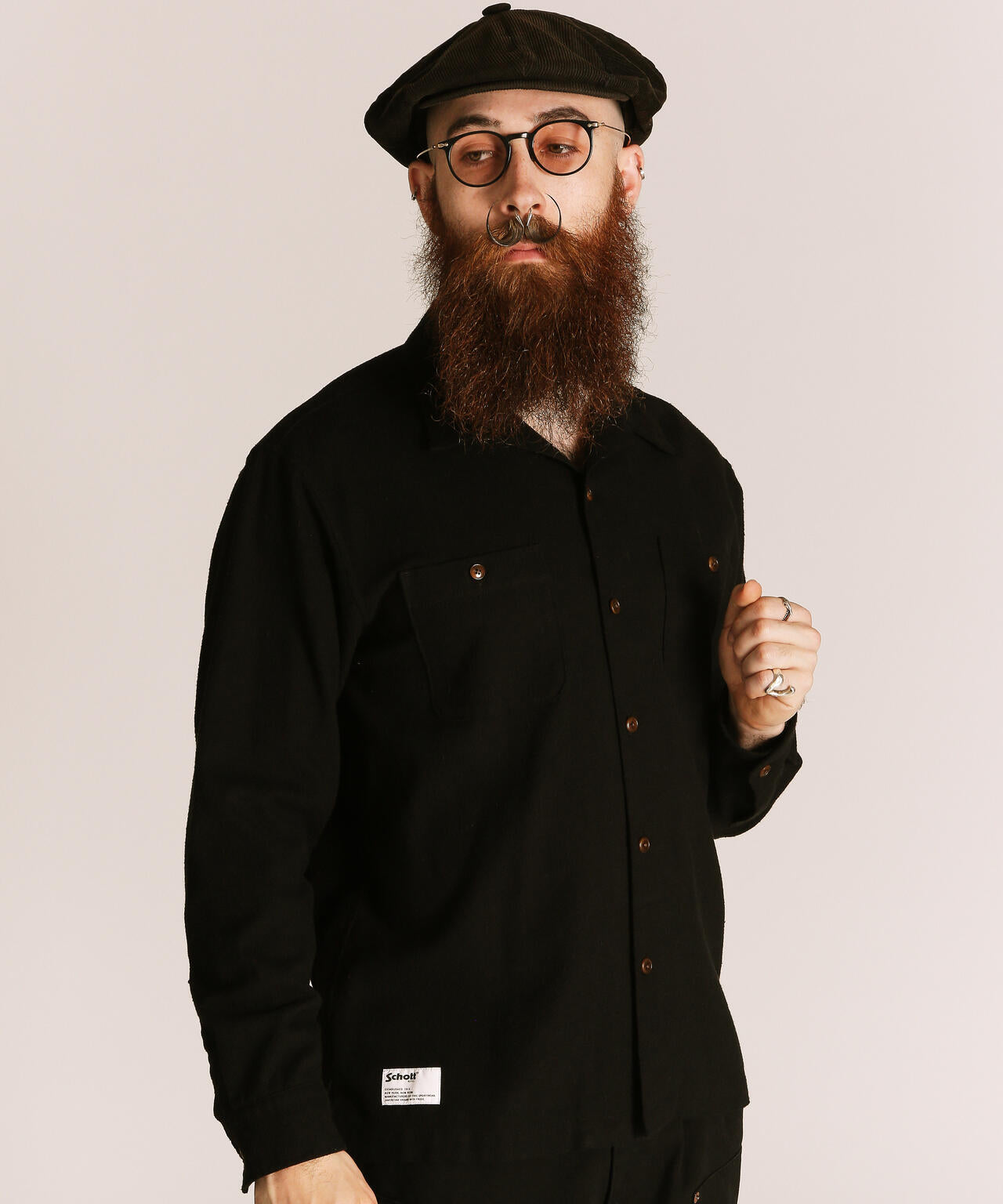 HV SHIRT PLAIN/ヘンプビスコース シャツ プレーン