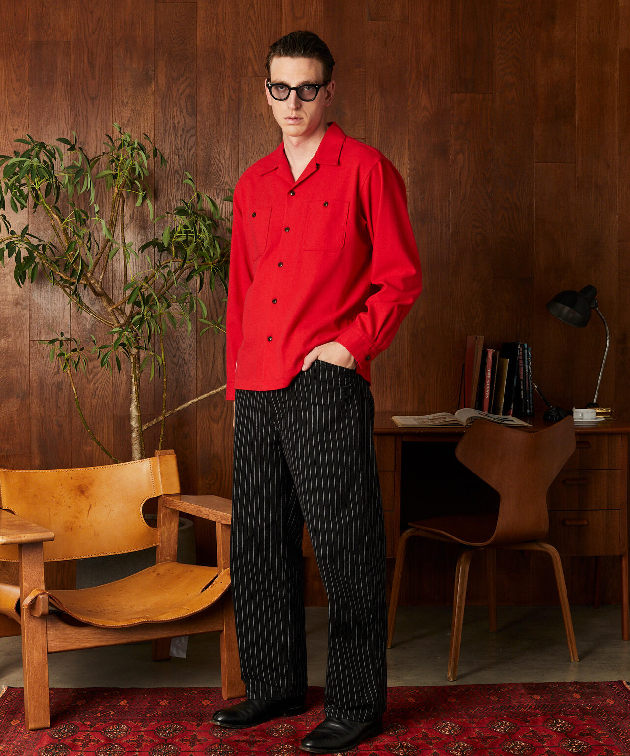 HV SHIRT PLAIN/ヘンプビスコース シャツ プレーン