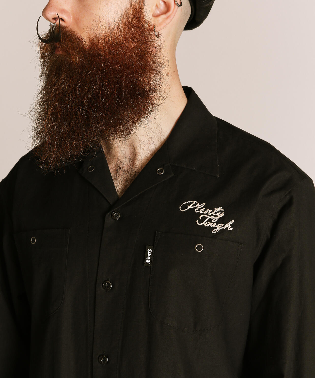 NC WORK SHIRT EMB./エヌシー 刺繍 ワークシャツ