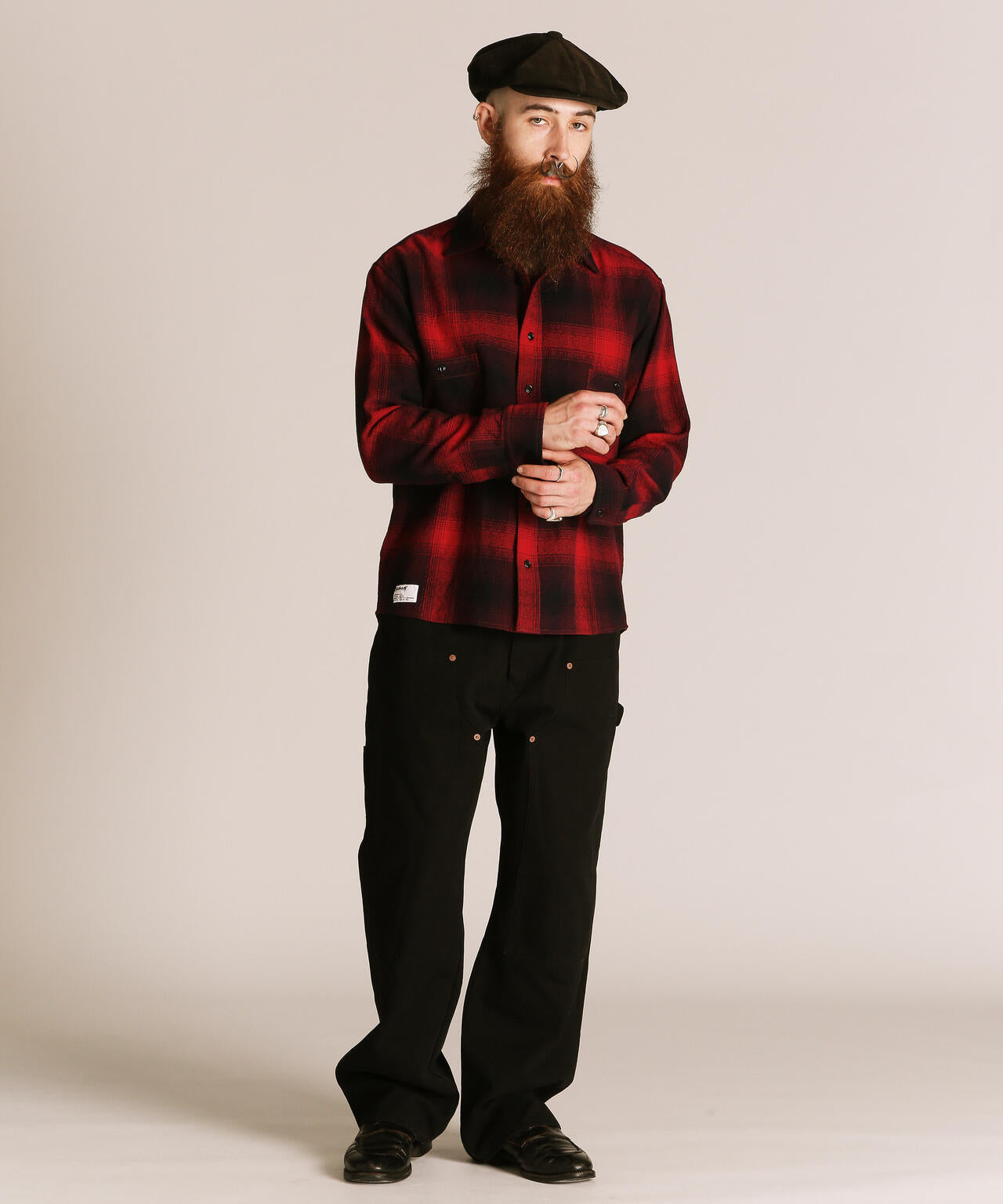 OMBRE CHECK CF LS SHIRT/オンブレ チェック CF LSシャツ