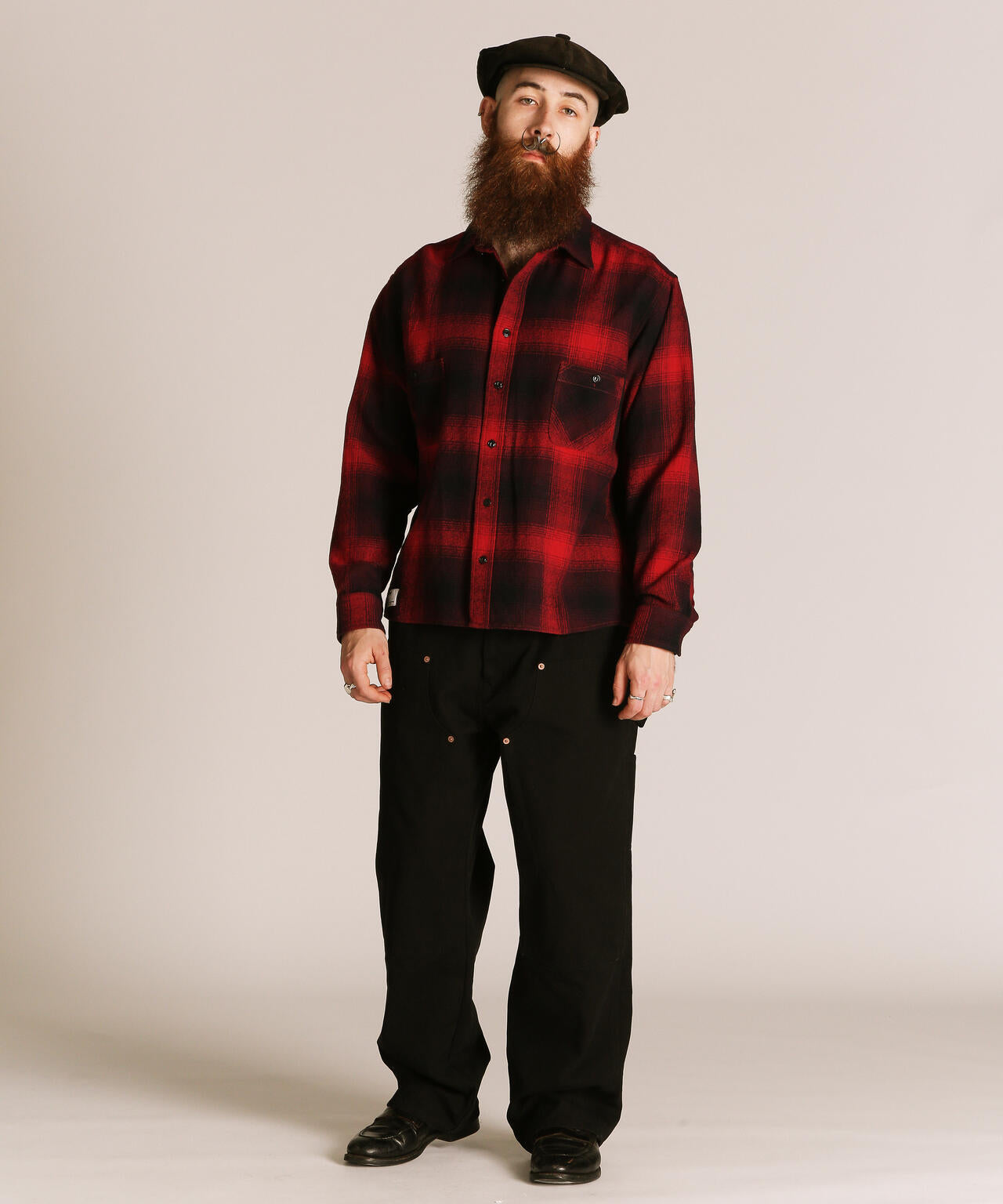 OMBRE CHECK CF LS SHIRT/オンブレ チェック CF LSシャツ