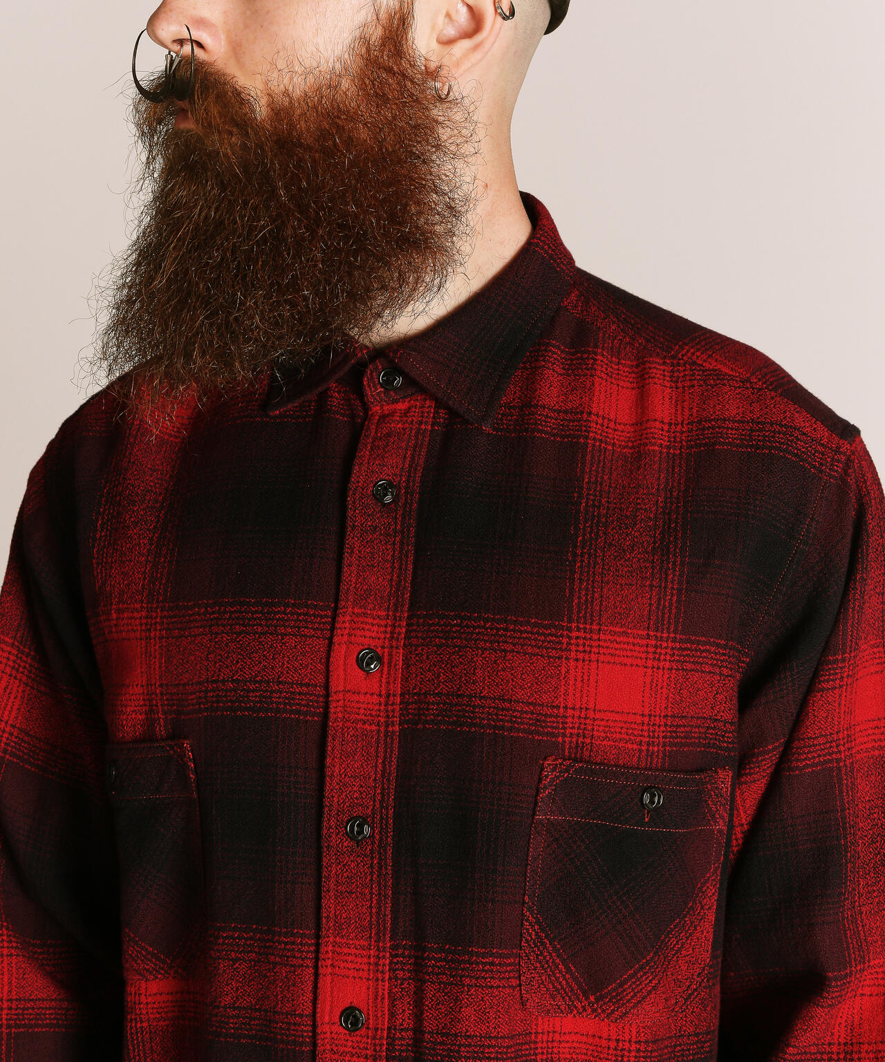 OMBRE CHECK CF LS SHIRT/オンブレ チェック CF LSシャツ