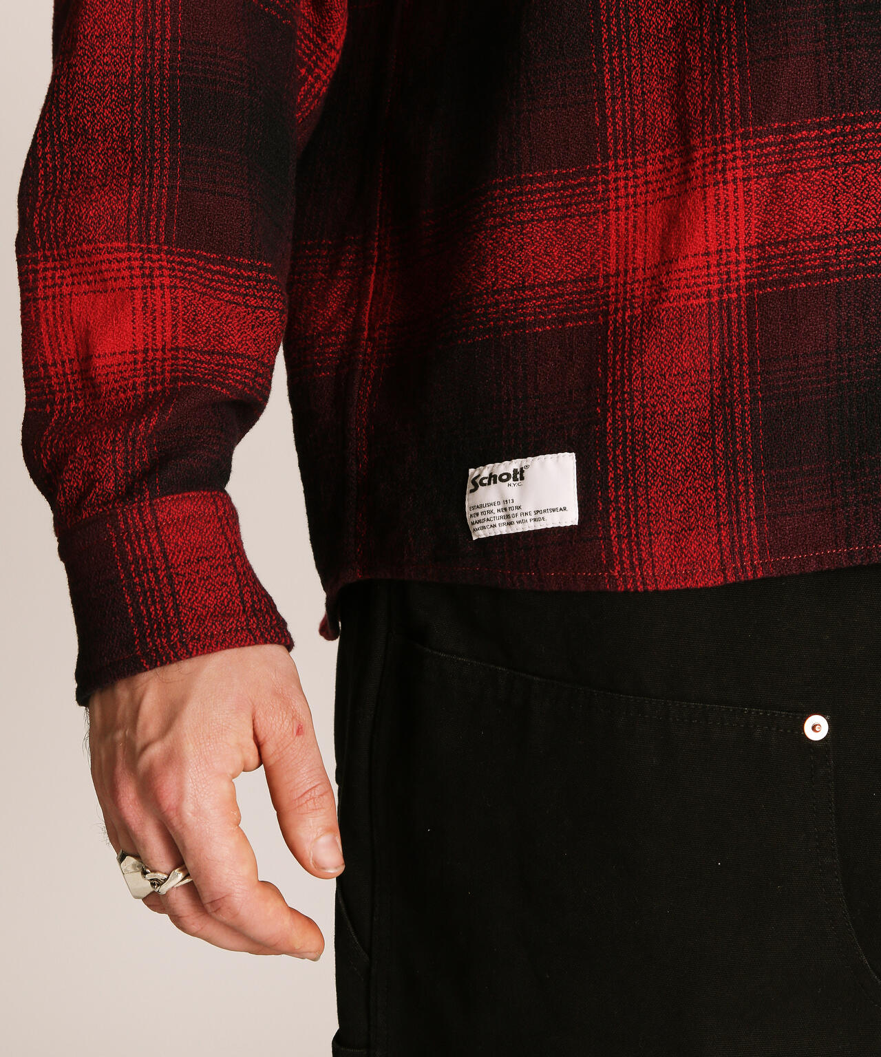 OMBRE CHECK CF LS SHIRT/オンブレ チェック CF LSシャツ