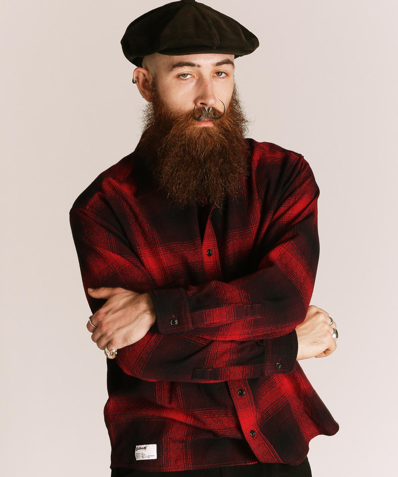 OMBRE CHECK CF LS SHIRT/オンブレ チェック CF LSシャツ