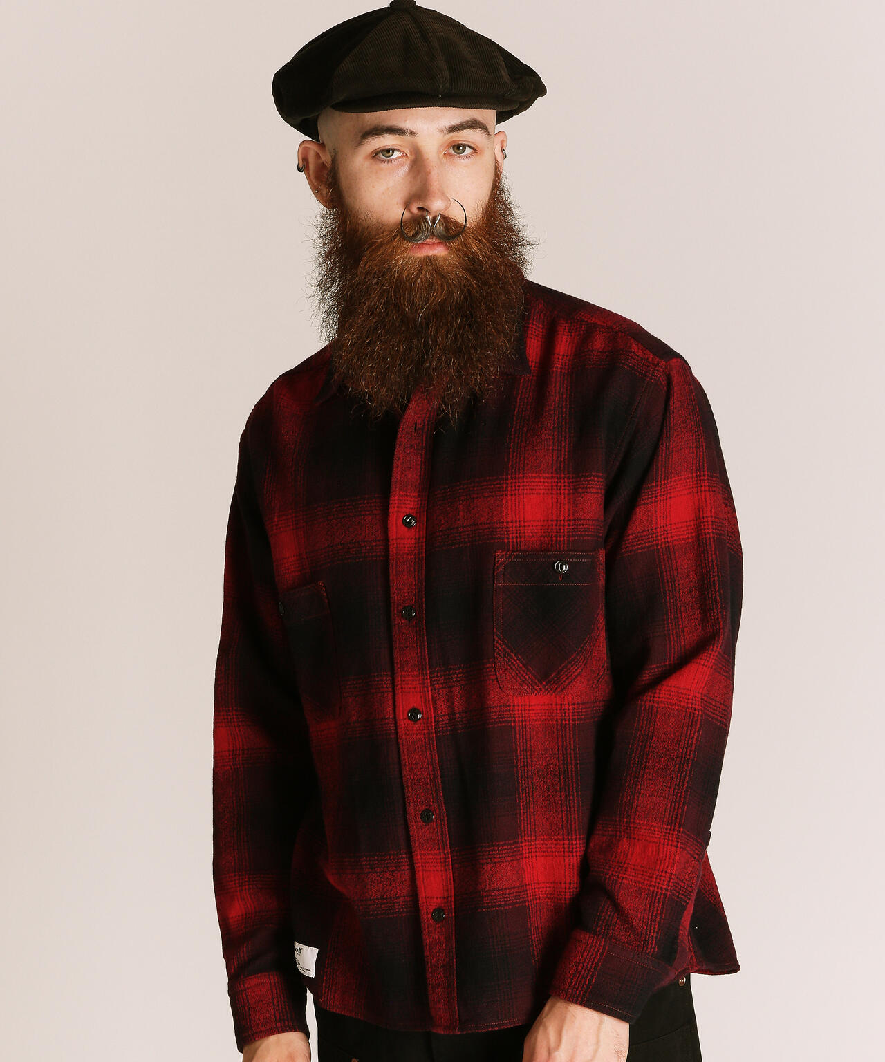 OMBRE CHECK CF LS SHIRT/オンブレ チェック CF LSシャツ