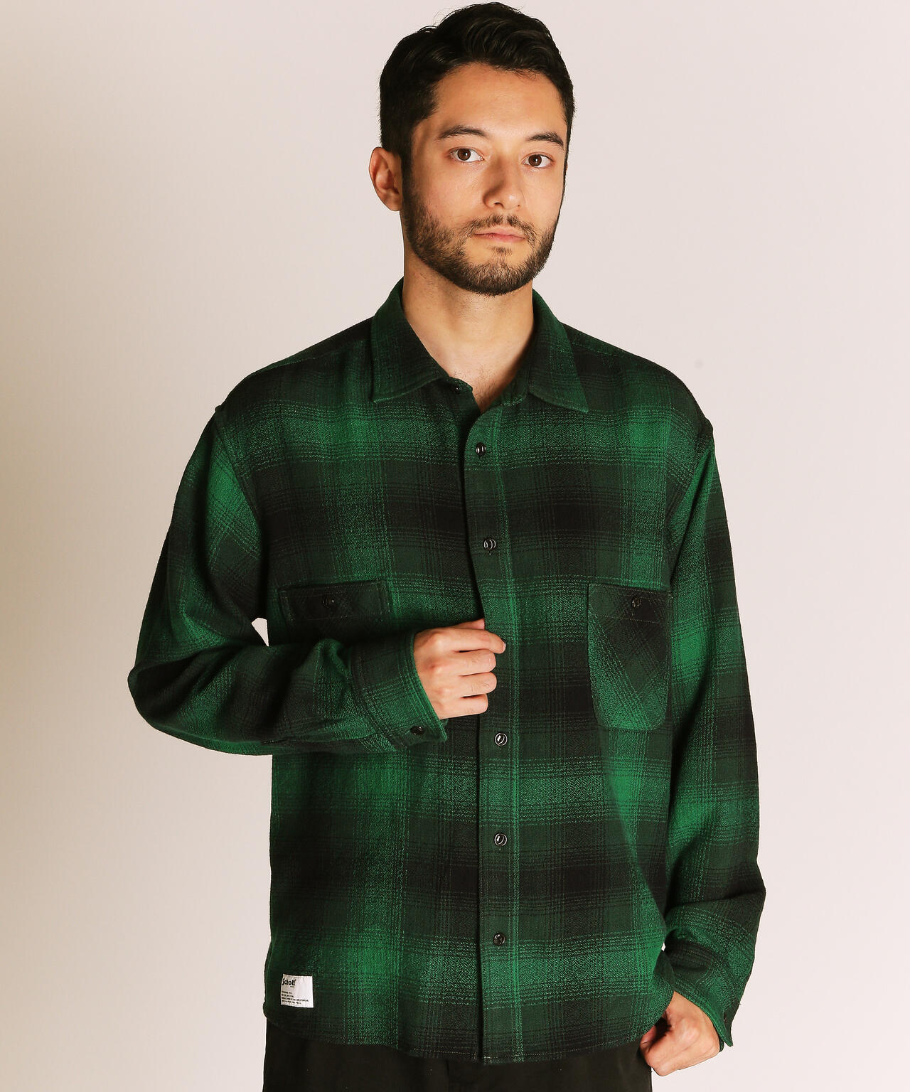 OMBRE CHECK CF LS SHIRT/オンブレ チェック CF LSシャツ