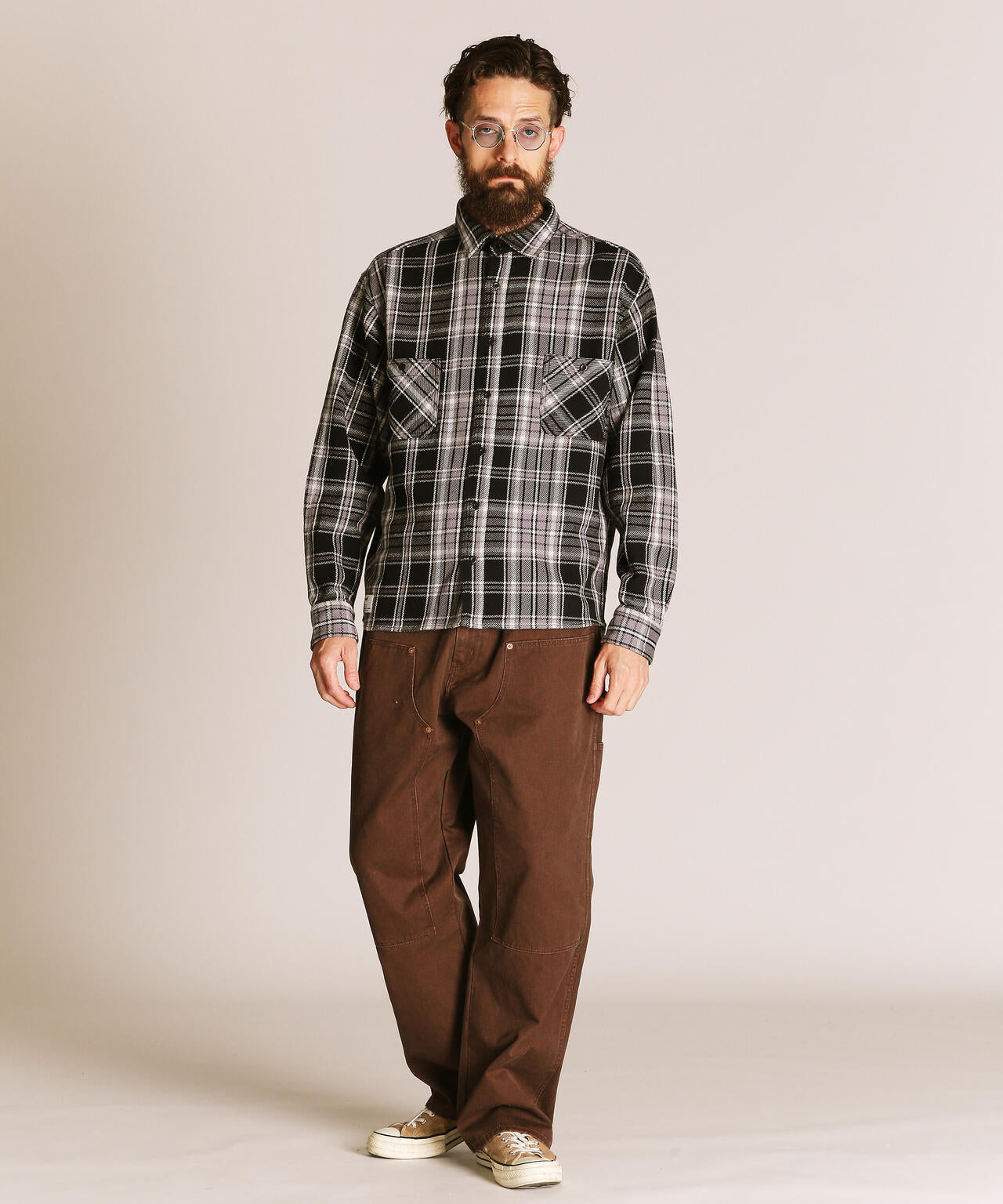 PLAID CF LS SHIRT/プレイド CF LS シャツ