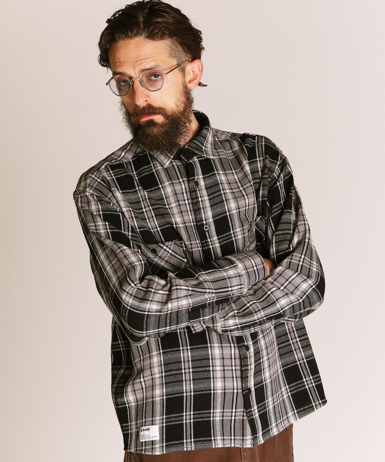 PLAID CF LS SHIRT/プレイド CF LS シャツ