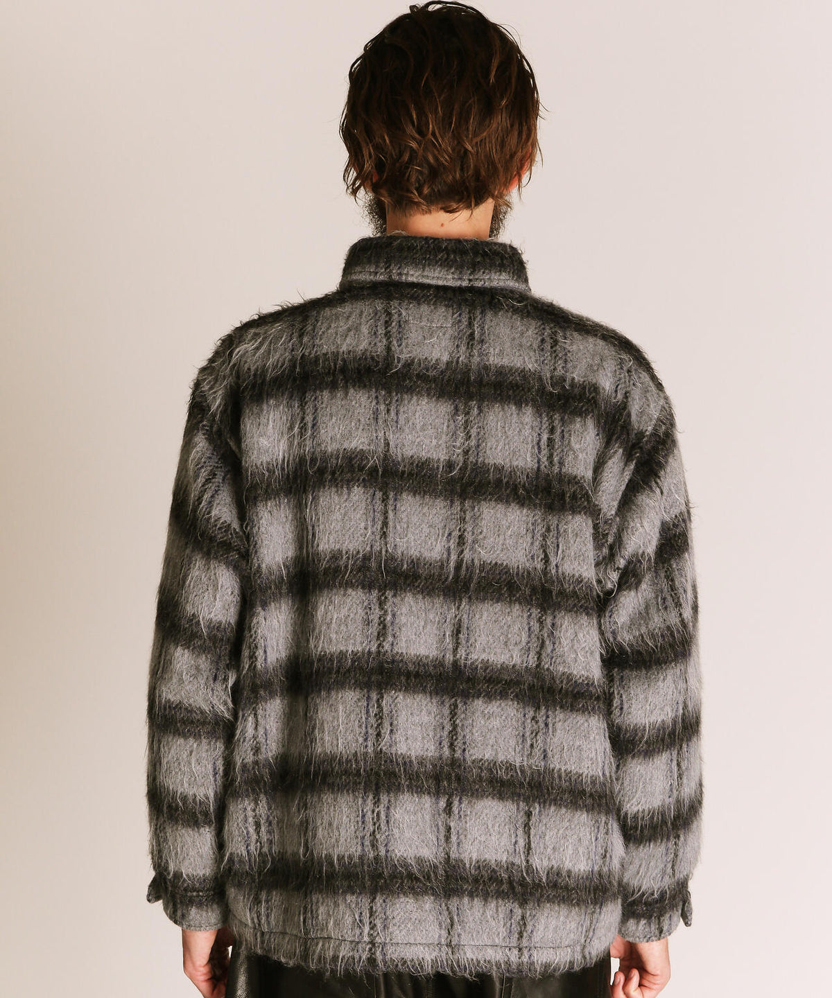 SHAGGY PLAID SHIRT/シャギー プレイドシャツ