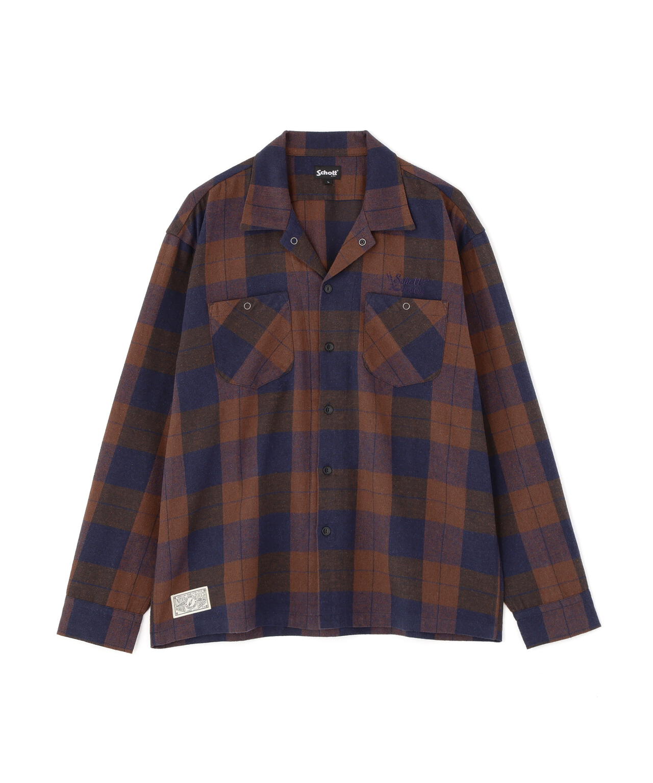 LS NEL SHIRT/ネルシャツ