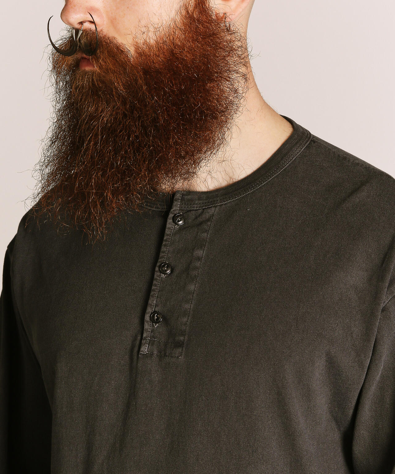 FIRE PTTERN HENLEY LS T-SHIRT/ファイアーパターン ヘンリー LS Tシャツ