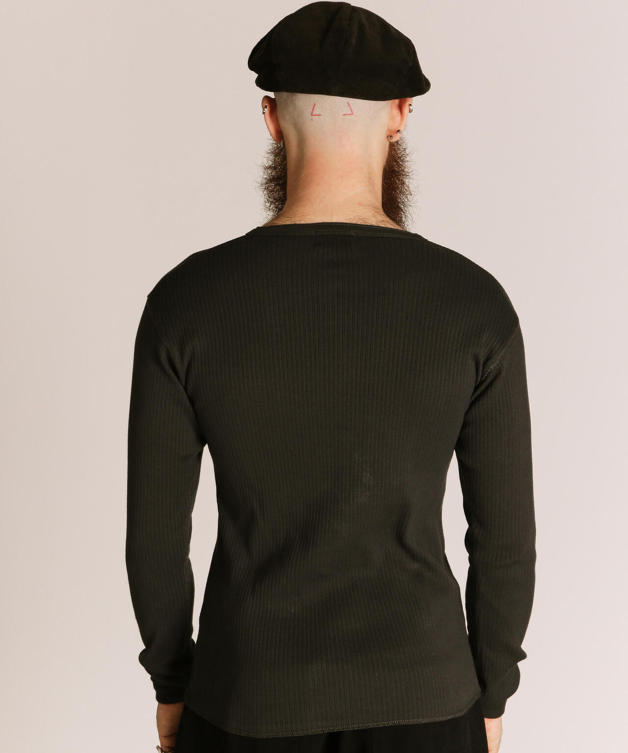 ARMY RIB HENLEY LS T-SHIRT/アーミリブヘンリーLS Tシャツ