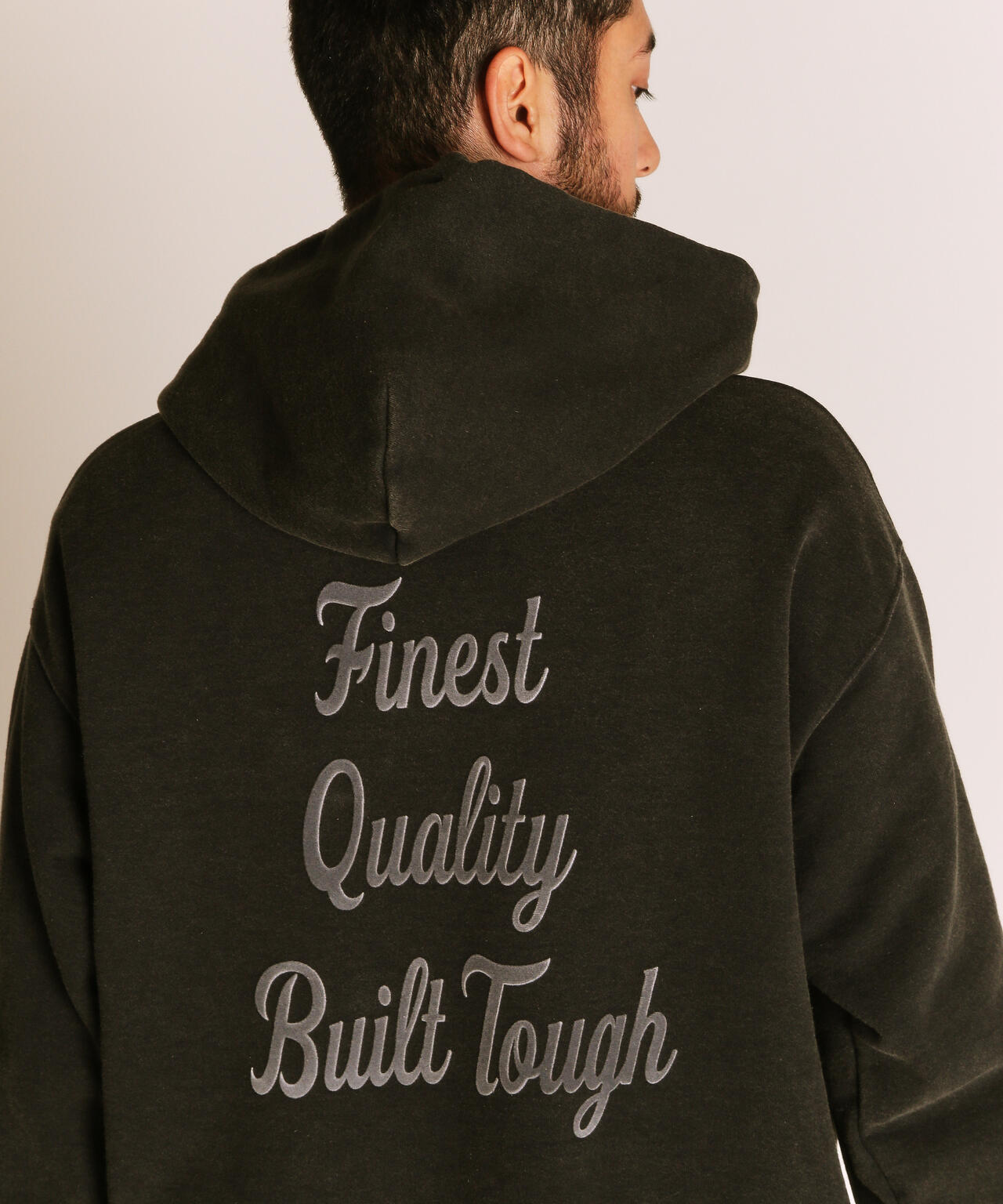 FLOCKY BULLDOG HOODED SWEAT/フロッキーブル パーカー