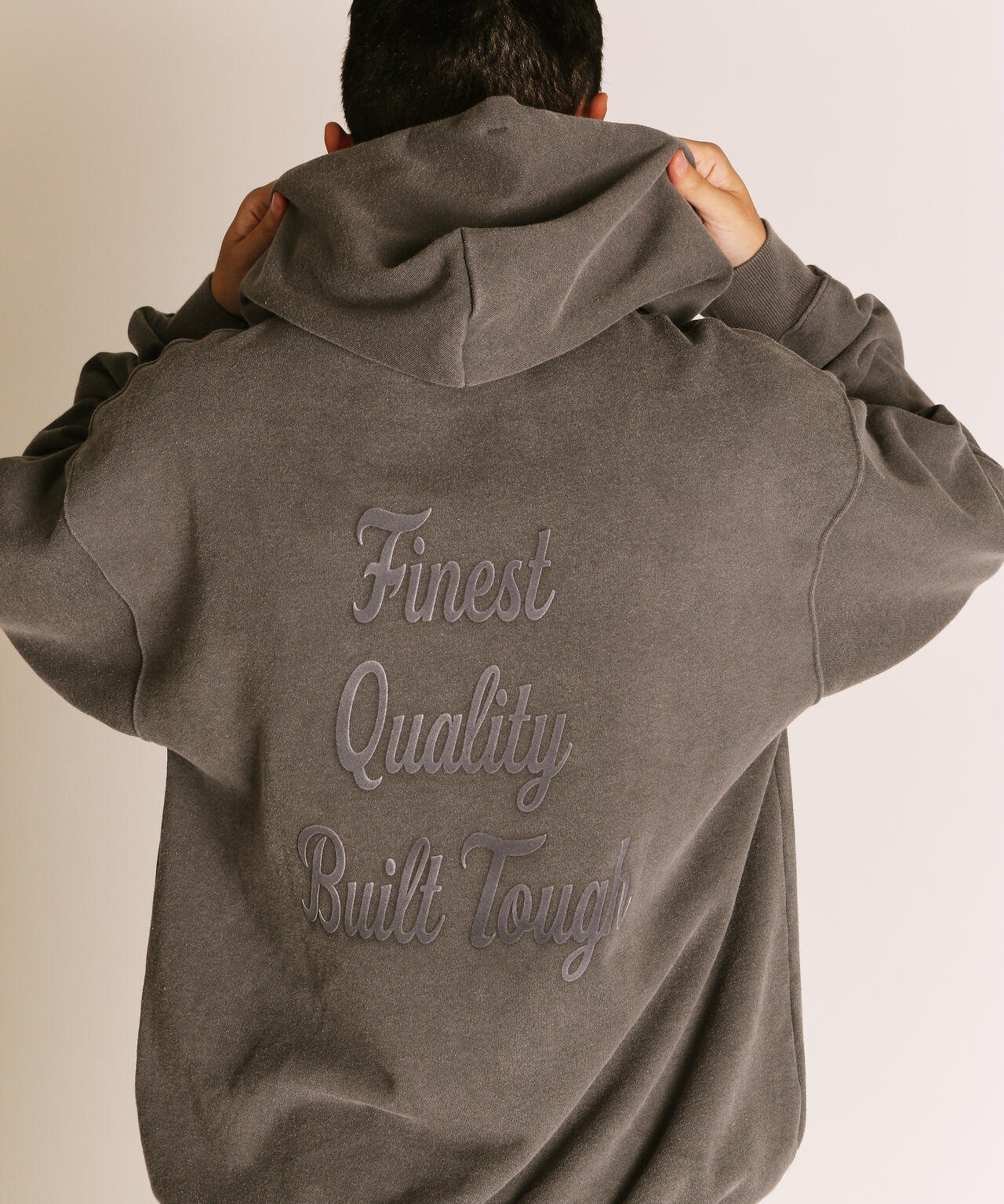 FLOCKY BULLDOG HOODED SWEAT/フロッキーブル パーカー