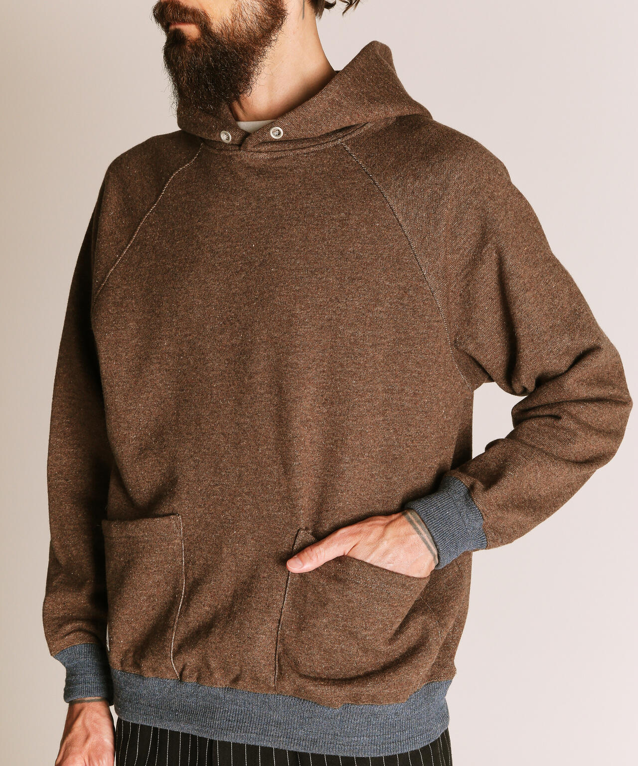 2TONE HOODED SWEAT/2トーン パーカー