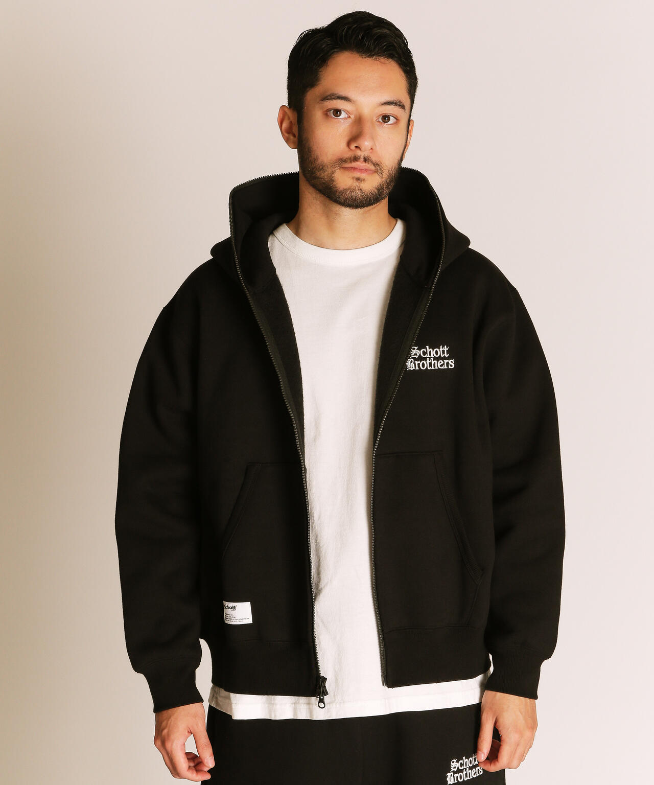 B.S. ZIP HOODED SWEAT/ブラックシープ フルジップ スウェット パーカー