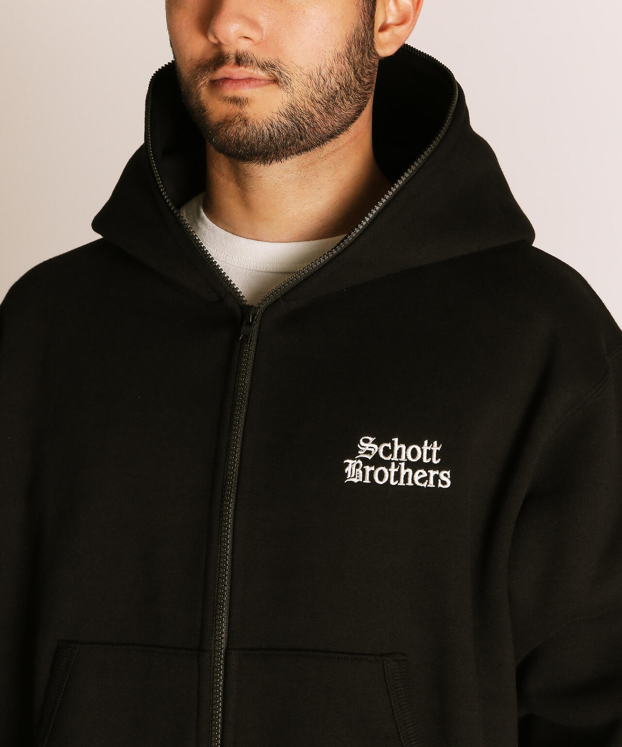 B.S. ZIP HOODED SWEAT/ブラックシープ フルジップ スウェット パーカー
