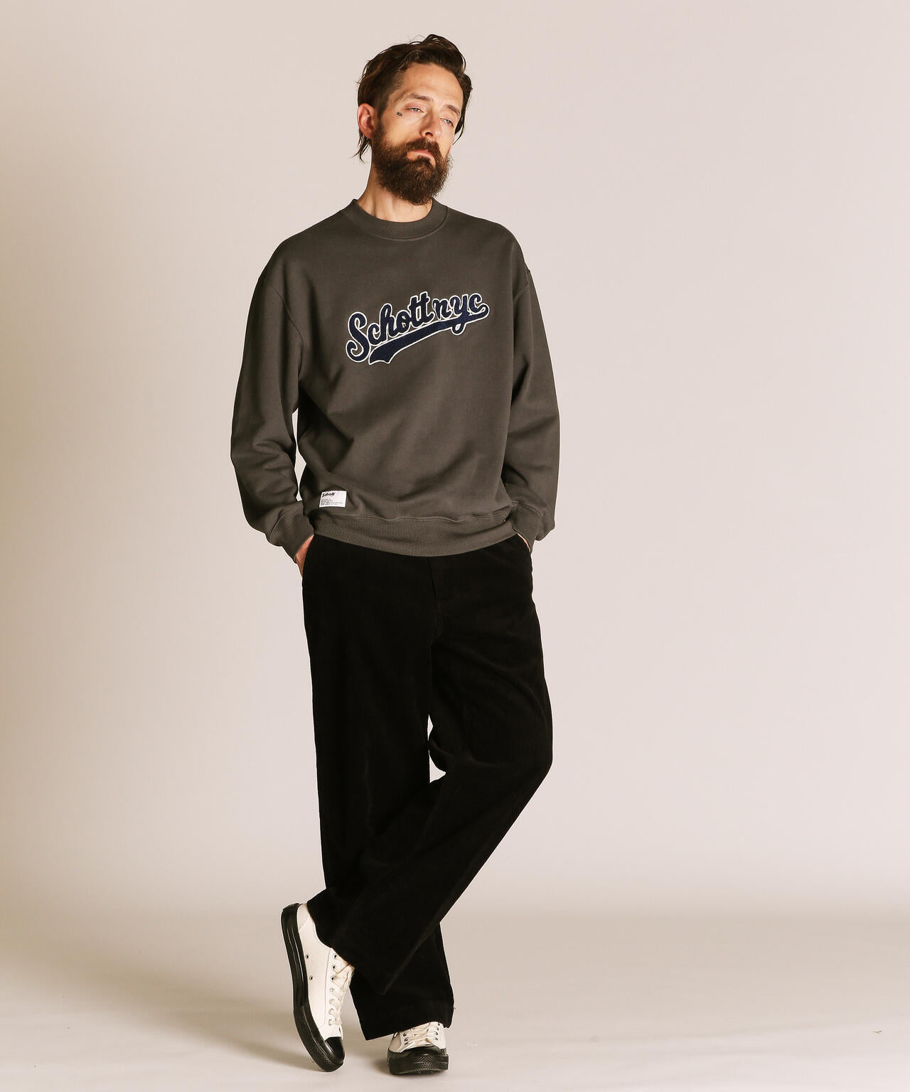 SCRIPT CREW SWEAT/スクリプト クルースウェット