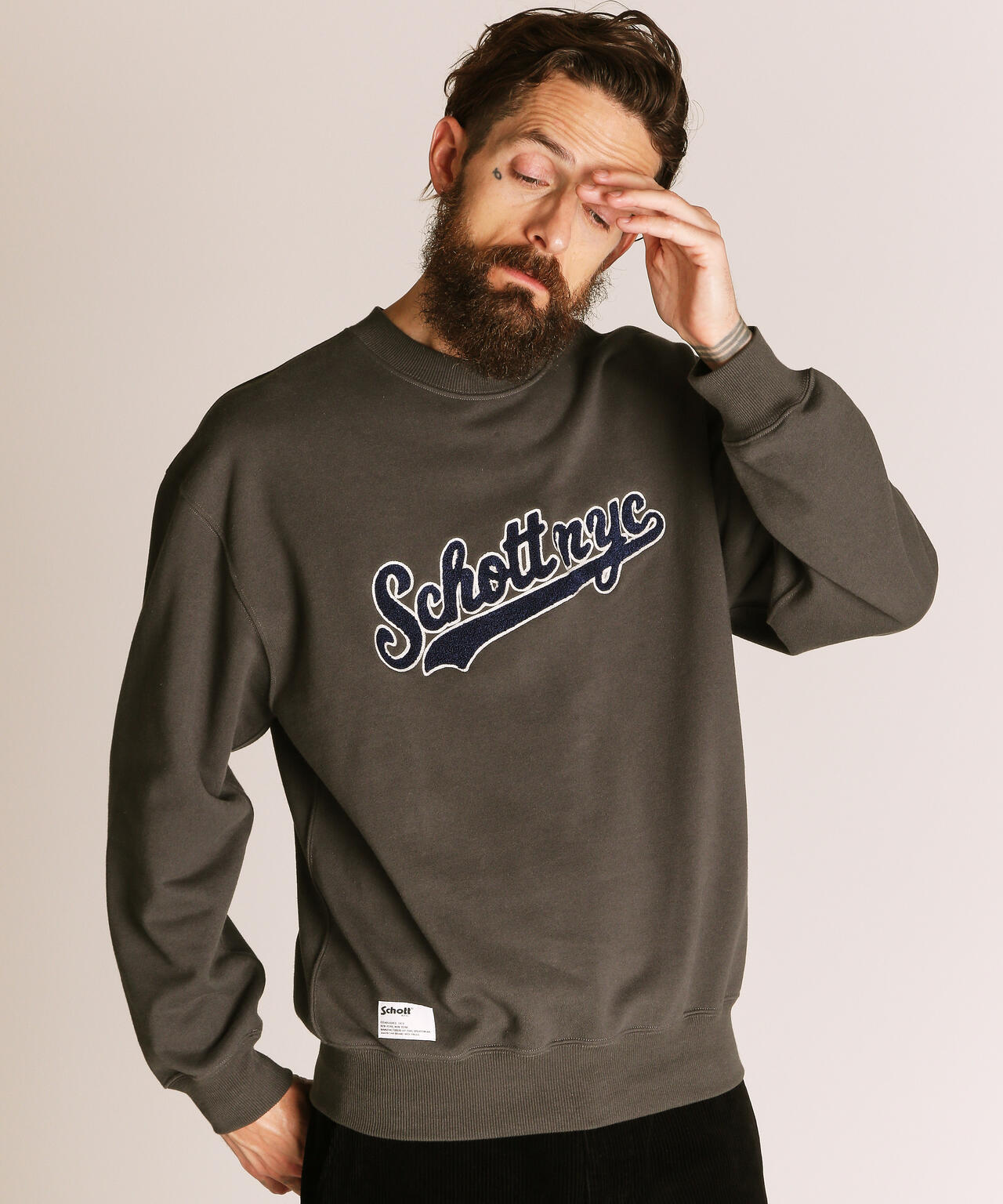 SCRIPT CREW SWEAT/スクリプト クルースウェット