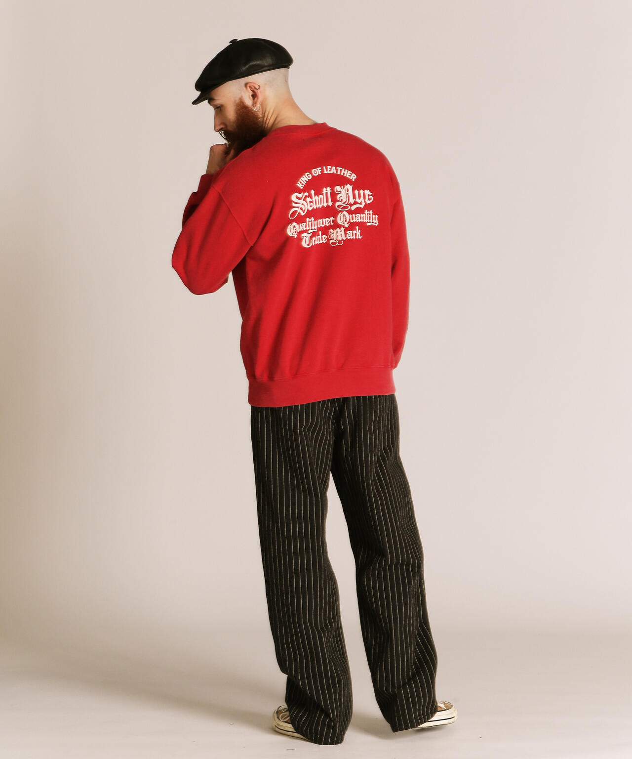 QUALITY OVER QUANTITY CREW SWEAT/クオリティ オーバー クアンティティ クルースウェット