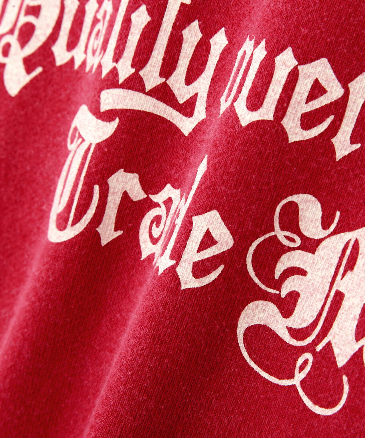 QUALITY OVER QUANTITY CREW SWEAT/クオリティ オーバー クアンティティ クルースウェット