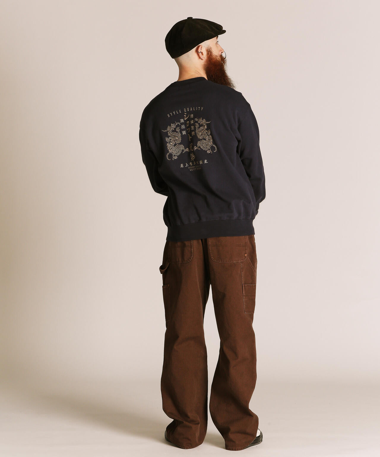 ADVERTISEMENT DRAGON CREW SWEAT/アドバタイズメント ドラゴン クルースウェット