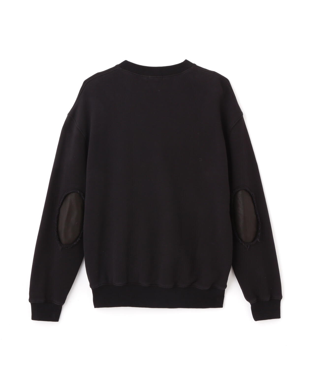 LEATHER ELBOW PATCH SWEAT/レザー エルボーパッチ スウェット