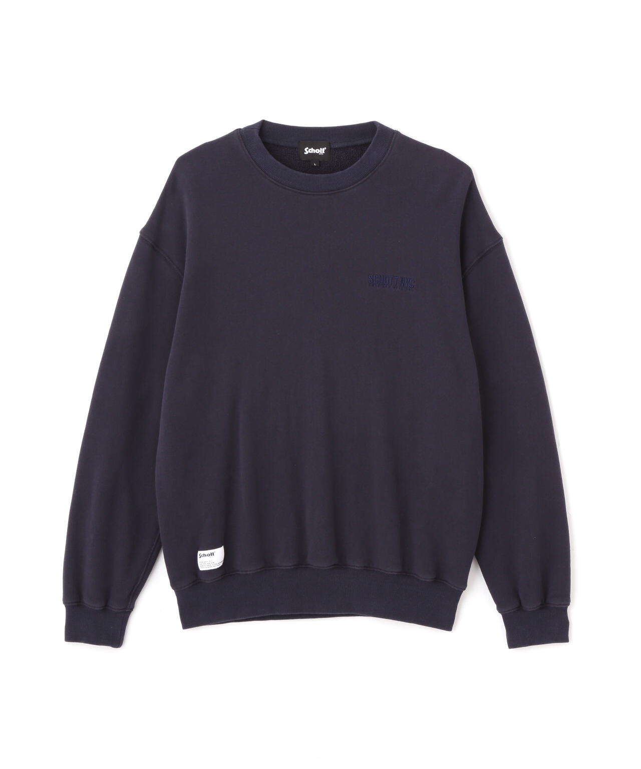 LEATHER ELBOW PATCH SWEAT/レザー エルボーパッチ スウェット