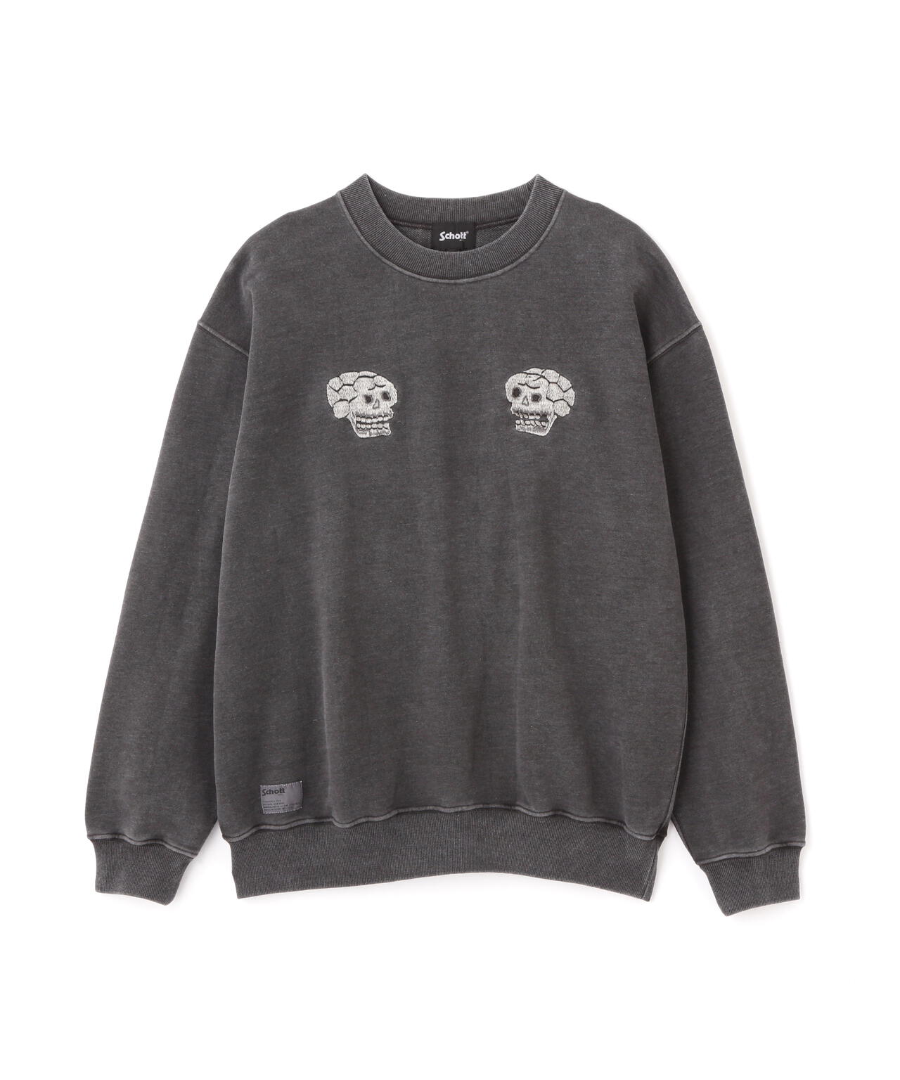 PIGMENT SKULL AND SNAKE CREW SWEAT/ピグメントスカル アンド スネーククルースウェット