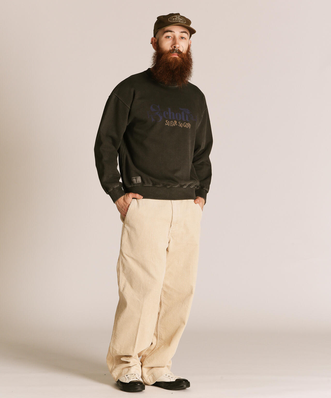 PIGMENT SO FAR SO GOOD CREW SWEAT/スウェット